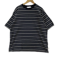 半袖Tシャツ Connection Between People ボーダカットソー L ブラック