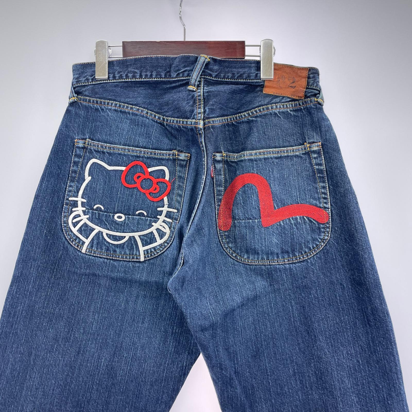 デニムパンツ Hello Kitty 2001 インディゴ (W32) 35 ネイビー