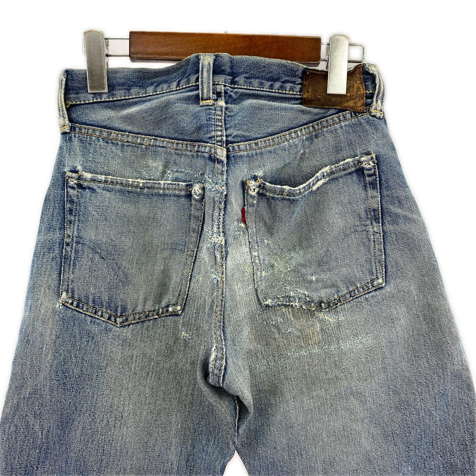 デニムパンツ 501XX ボタン裏刻印無し ブルー
