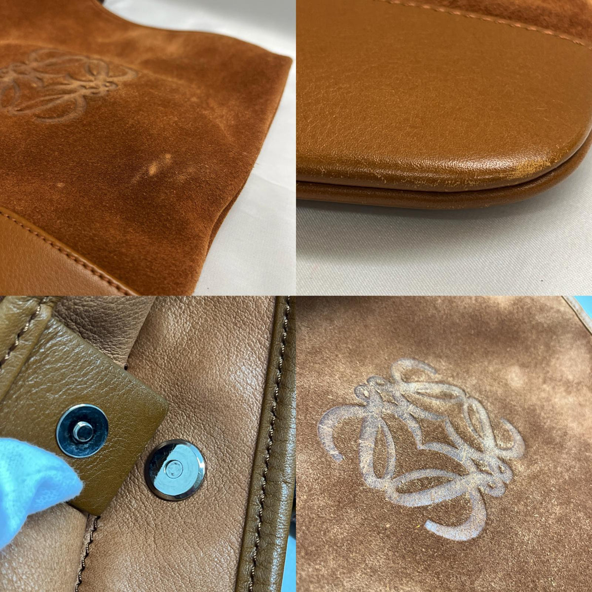 LOEWE アナグラム レザー
