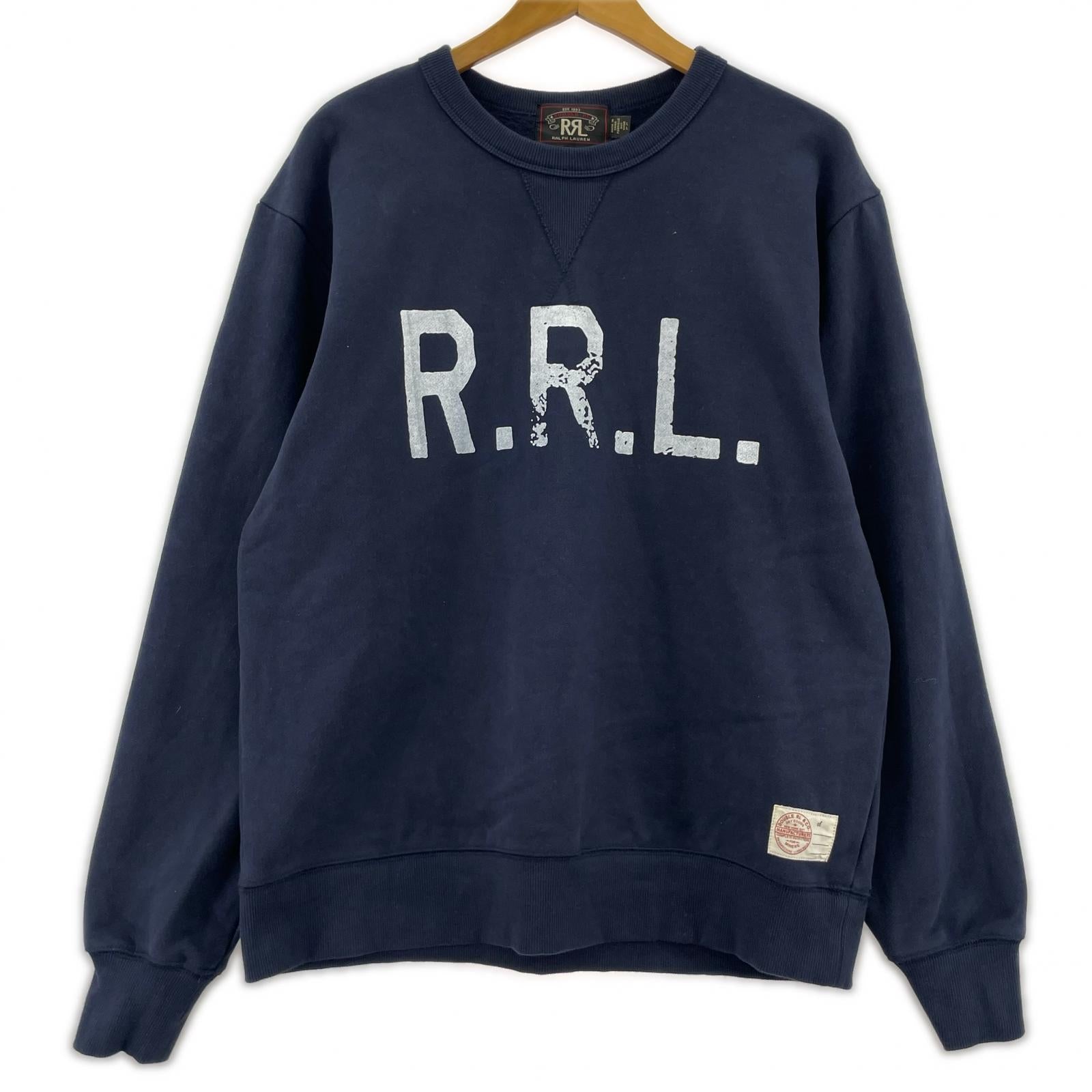 スウェット 前Vロゴスウェット NVY (L) L ネイビー