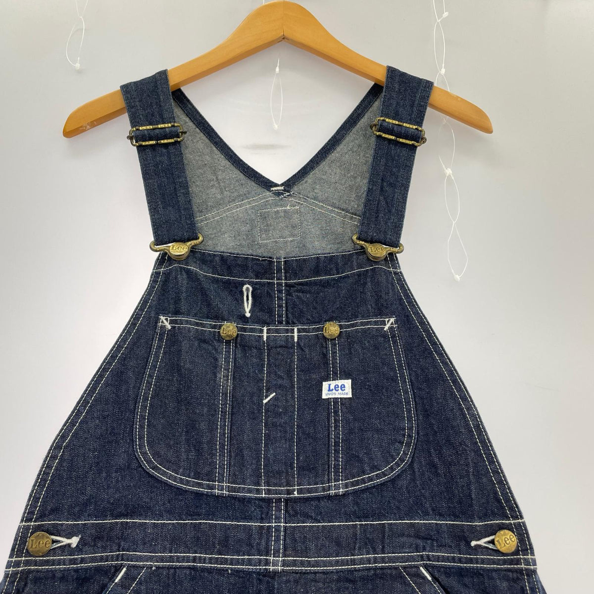 サロペット デニムオーバーオール S ネイビー