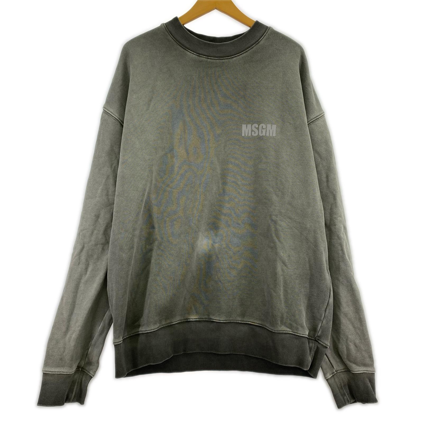 スウェット Pre-Washed Jersey Sweatshirt L グレー