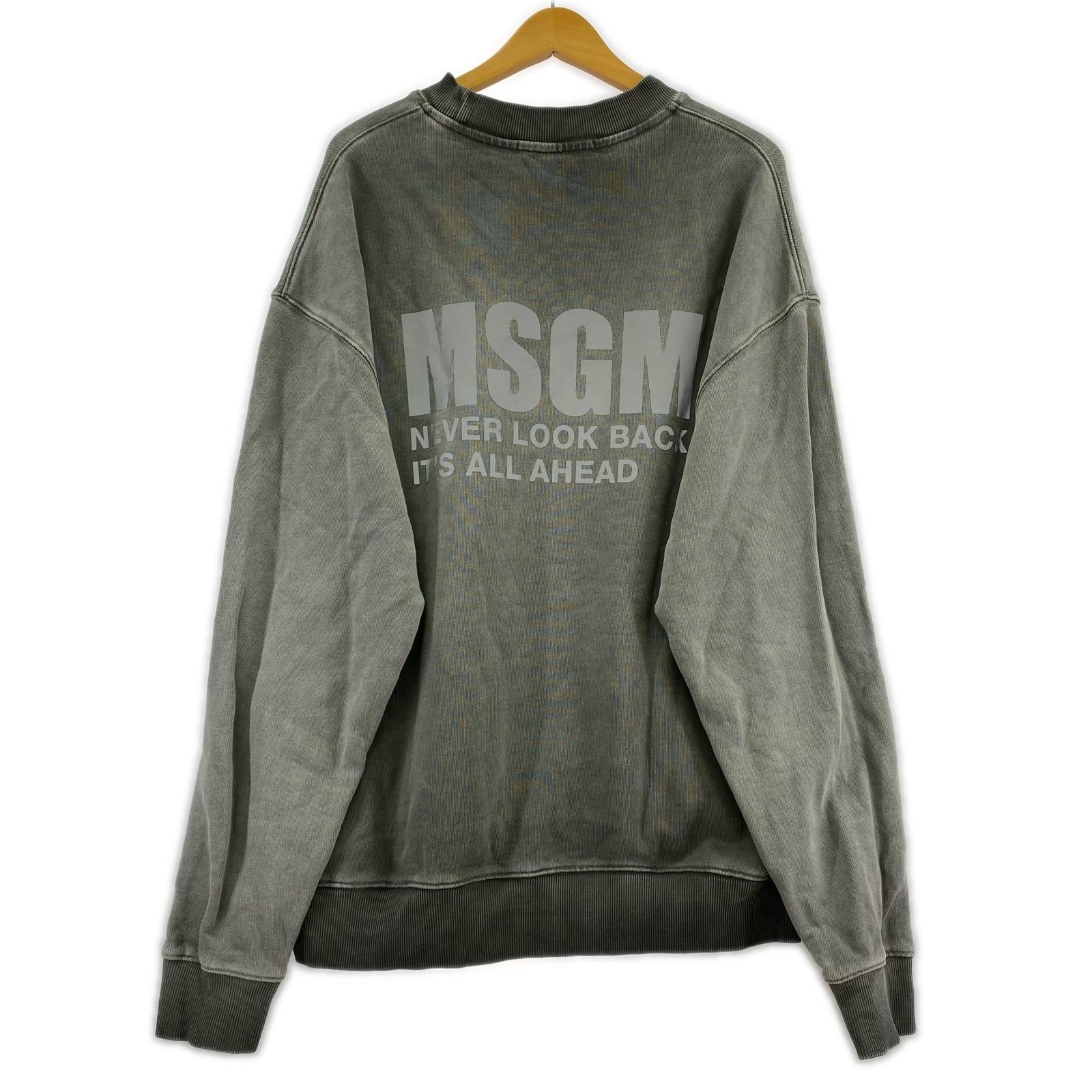 スウェット Pre-Washed Jersey Sweatshirt L グレー