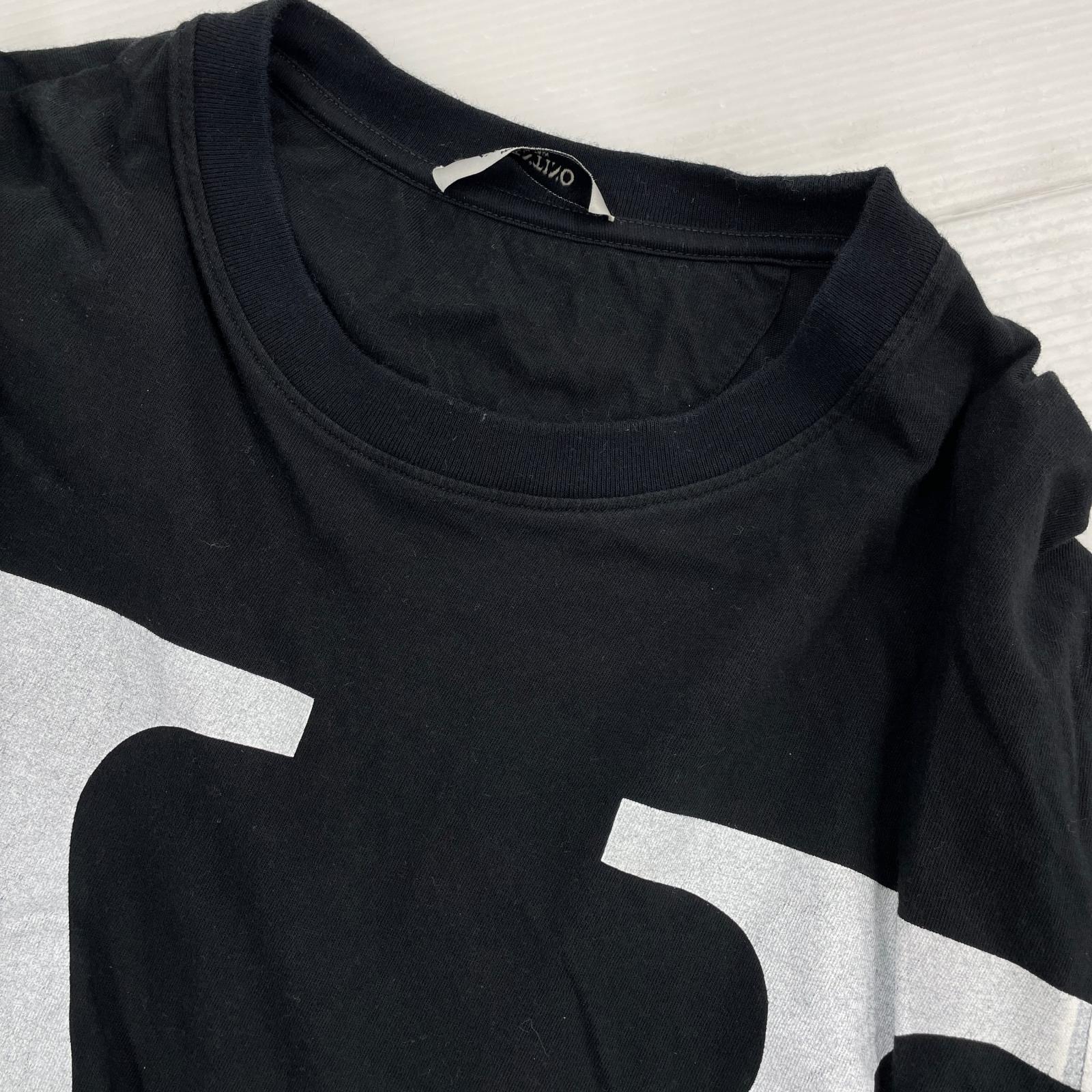 半袖Tシャツ V LOGO PRINT TEE SV3MG02T5F6 L ブラック