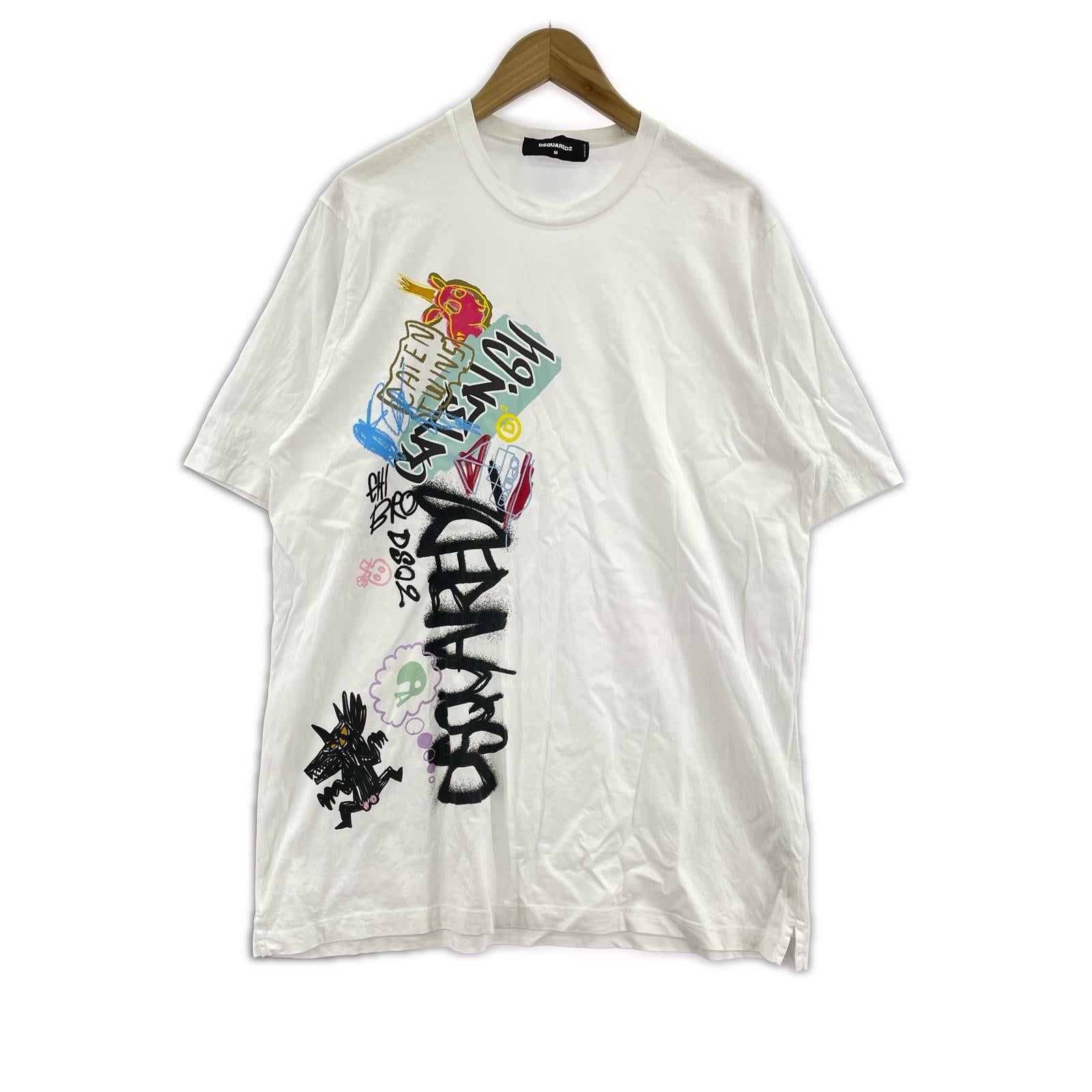 半袖Tシャツ グラフィックTシャツ 白 M M ホワイト