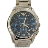 腕時計 EMPORIO ARMANI VALENTE 腕時計 AR11082 シルバー ブルー