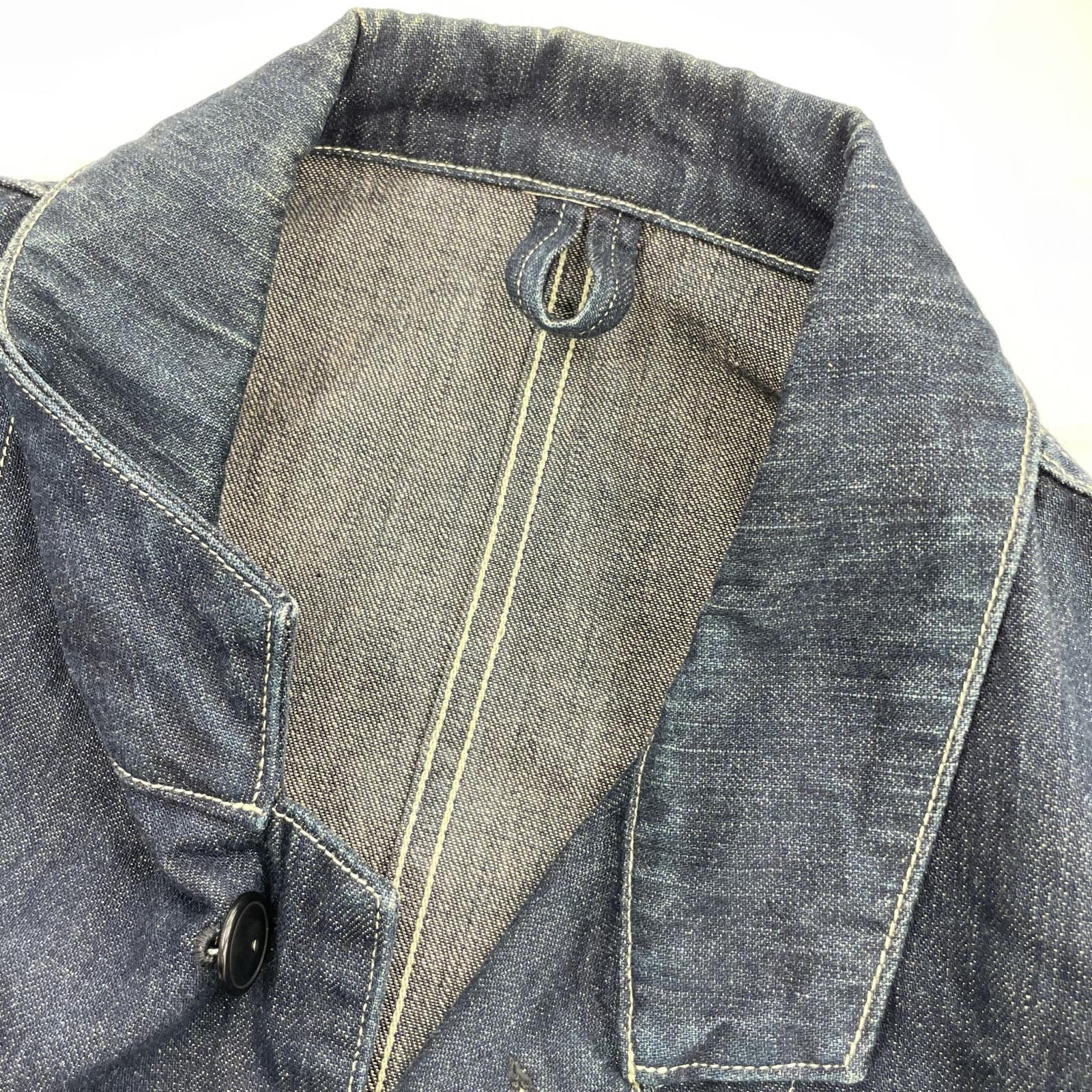 テーラードジャケット BRITSH WORK JACKET OLDER INDIGO (38) 38 ブルー
