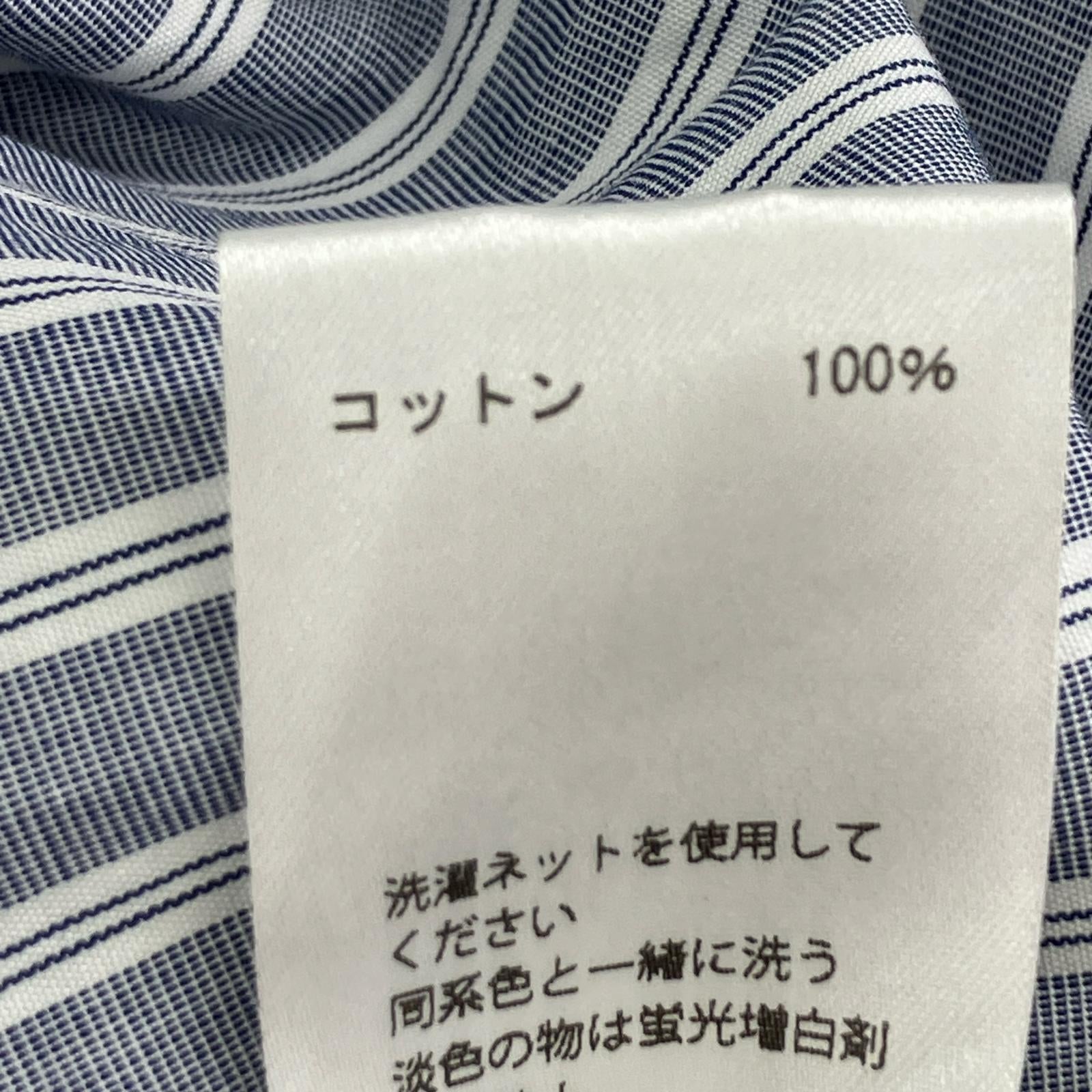 長袖シャツ SEDAN ALL-PURPOSE ストライプビッグシャツ (XL) ブルー