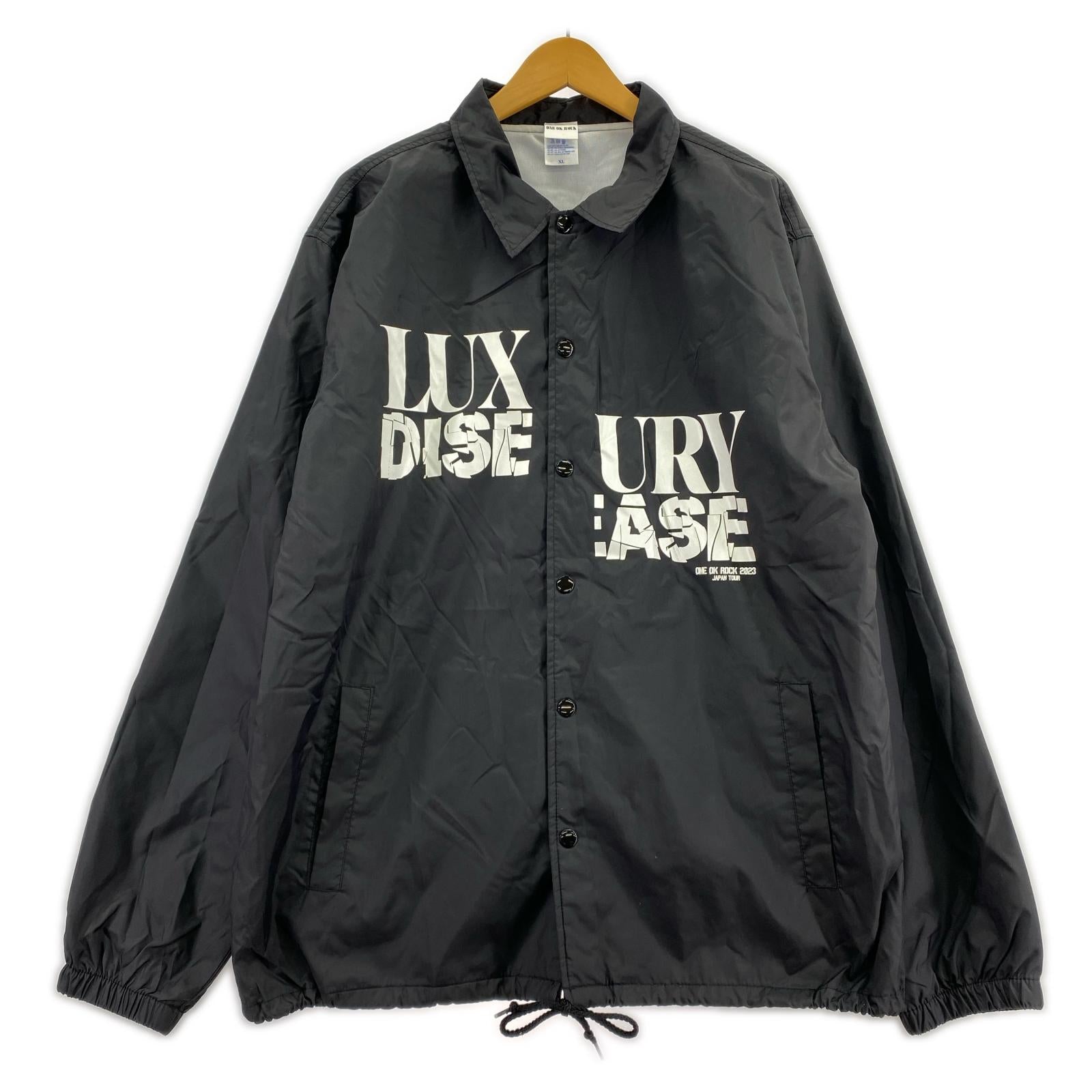 ジャケット ONE OK ROCK LUXURY DISEASE コーチジャケット ブラック
