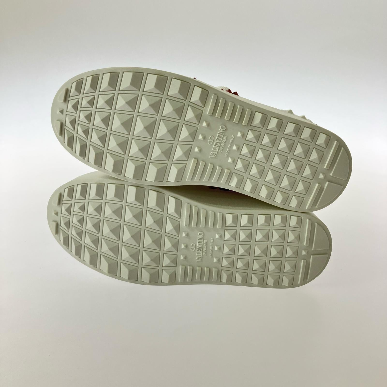 シューズ Rockstud untitled flatform Bianco Rose