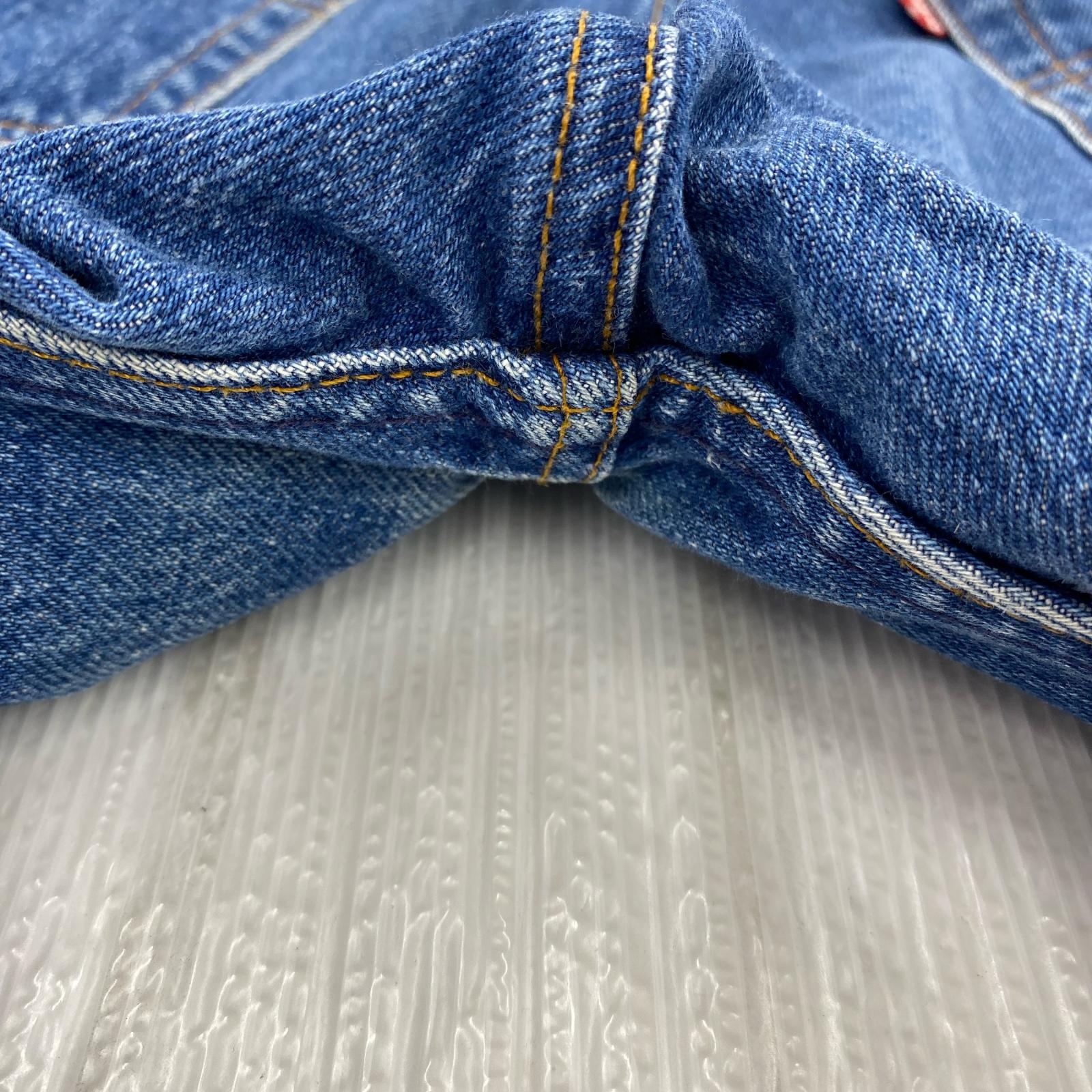 デニムパンツ 80s ストレートデニムパンツ ブルー