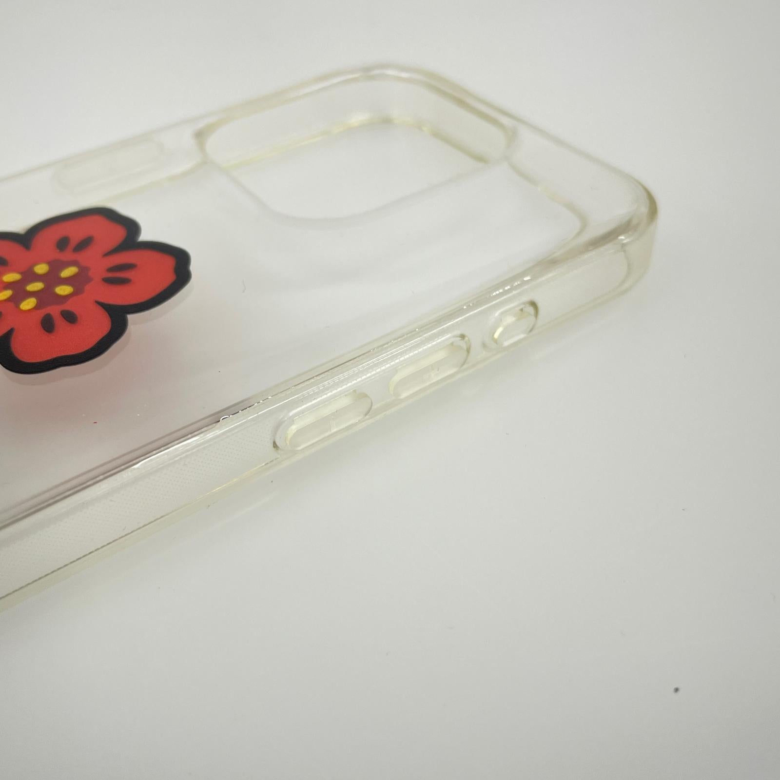 その他アクセサリー iphone 14 pro 花 ロゴ クリア