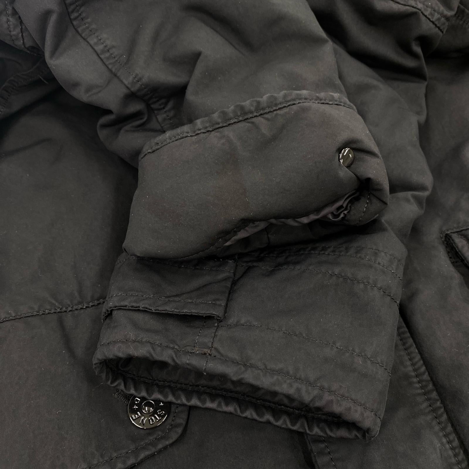 ダウンジャケット 23AW DAVID TC DOWN SHORT PARKA S S ブラック