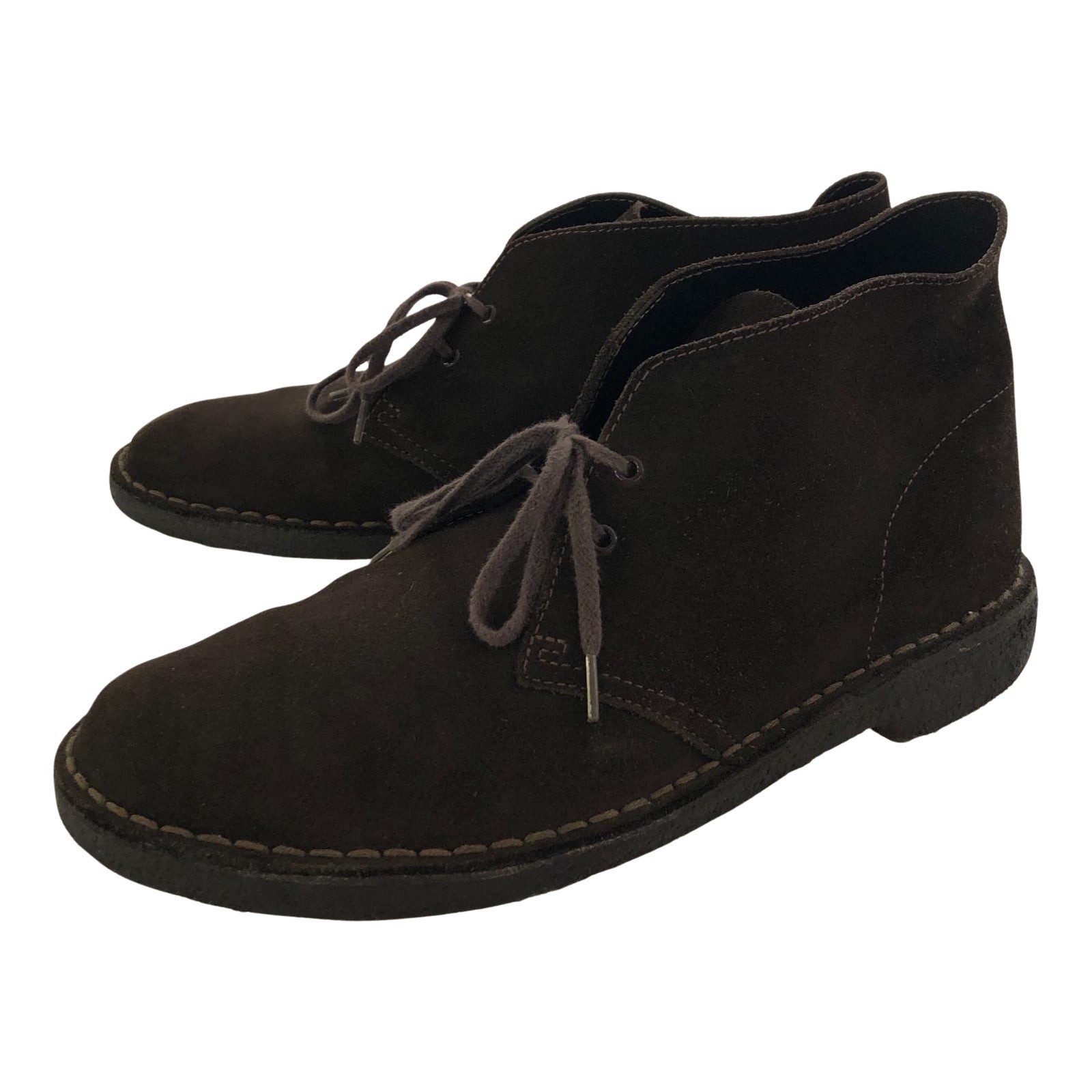 ブーツ Clarks Originals チャッカブーツ ヌバックDBR 9 1/2 ブラウン