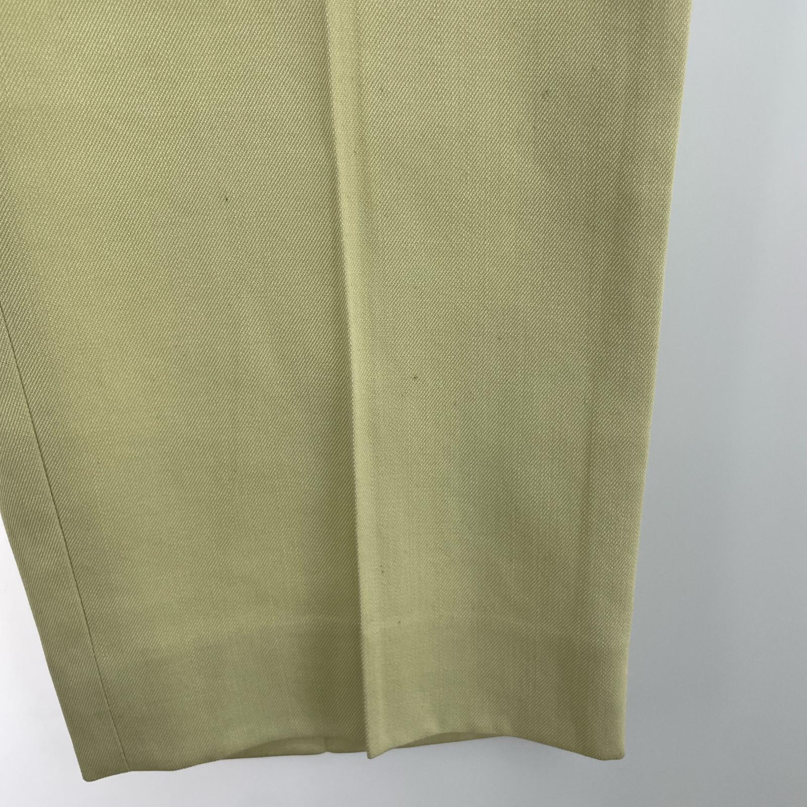 パンツ JIL SANDER ウールスラックス 32 イエロー