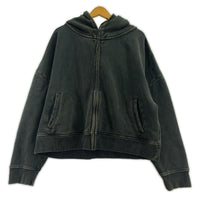 パーカー Entire Studios ETERNAL ZIP/WASHED BLACK ジップパーカー ブラック グレー