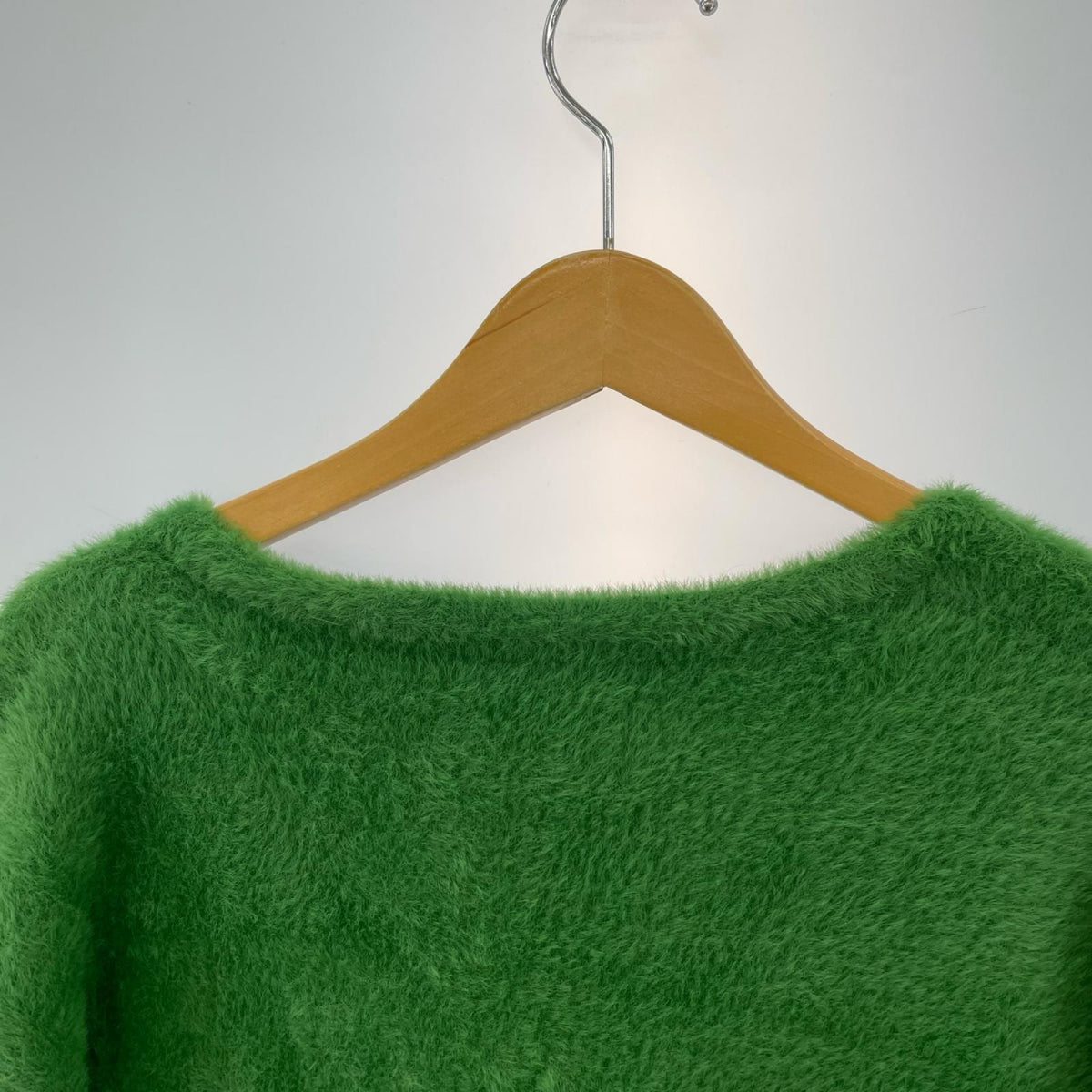 カーディガン アクリル ナイロン(L) L グリーン