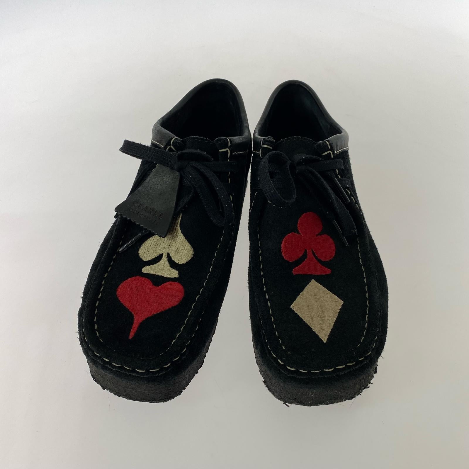 シューズ Stussy × Clarks Wallabee 26.5cm ブラック