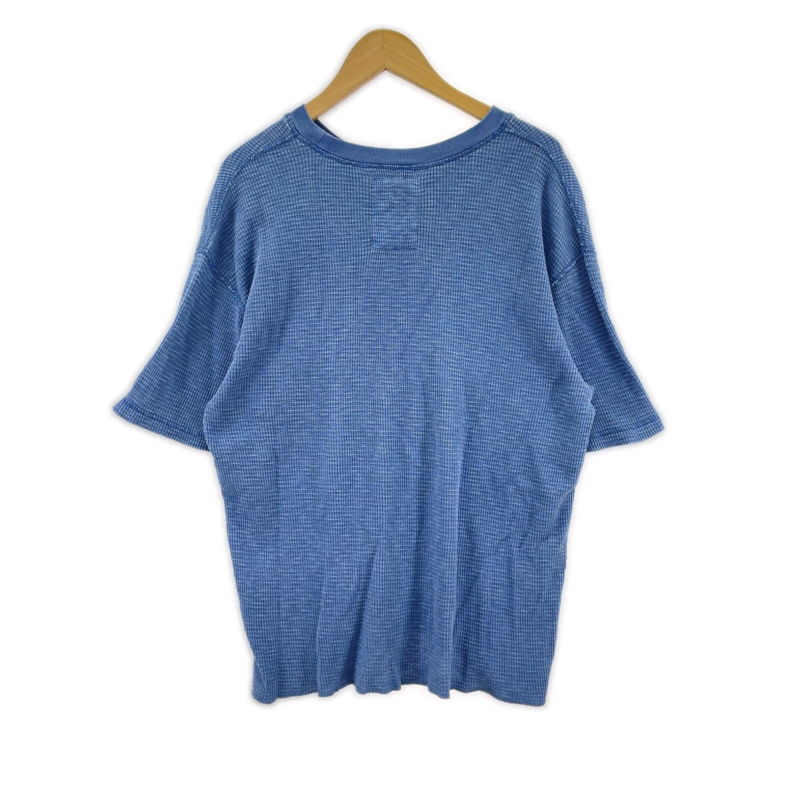 半袖Tシャツ PIGMENT DYED SS THERMAL/M/1140368 M ブルー