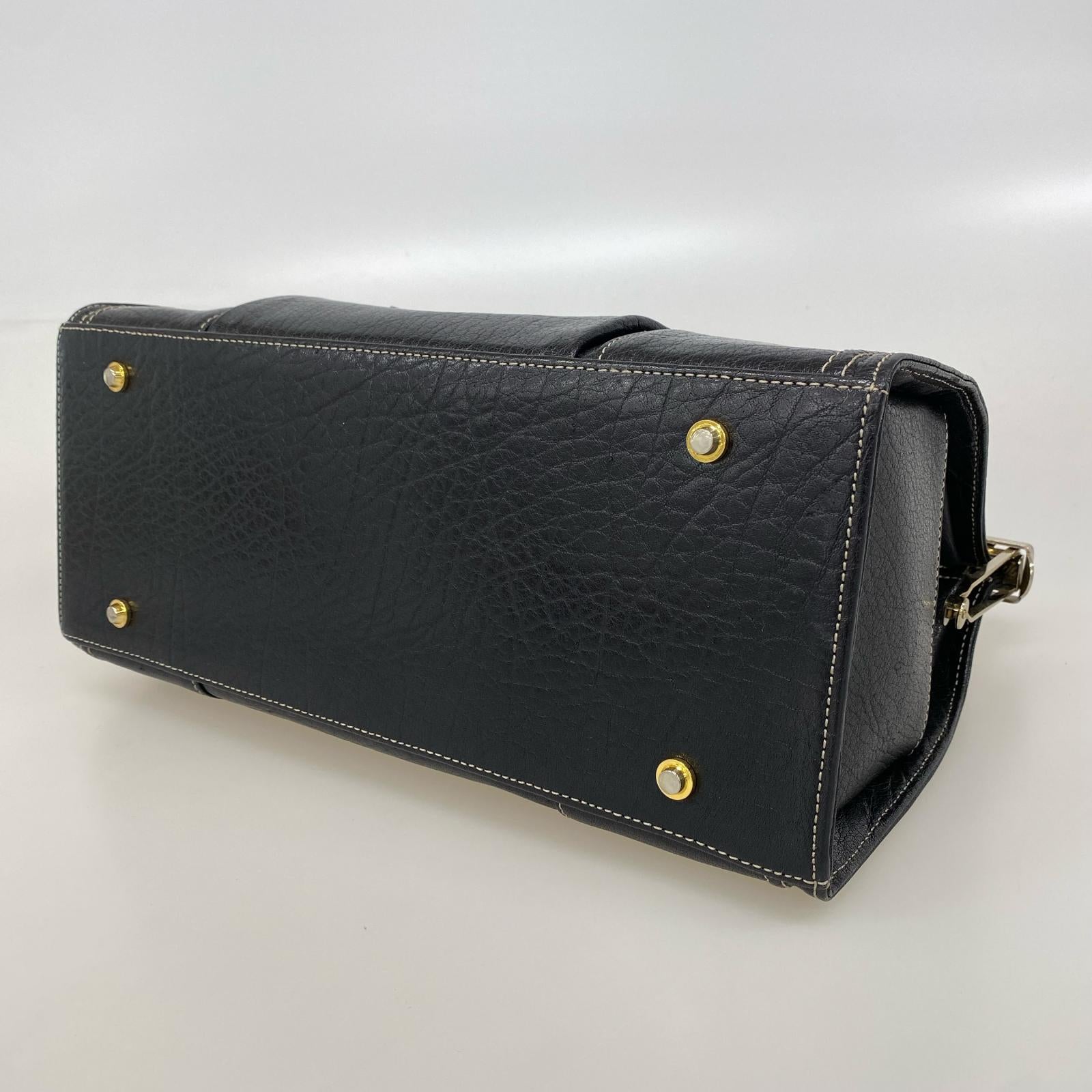 その他バッグ Louange ダレスバッグBK 中ペイズリー柄 ブラック