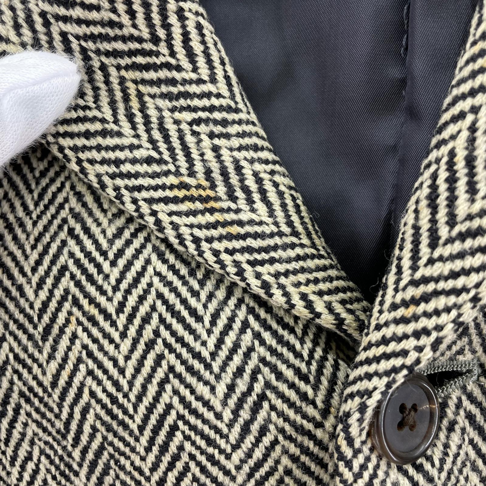 ジャケット ラルフローレン ツイードジャケット ヘリンボーン M