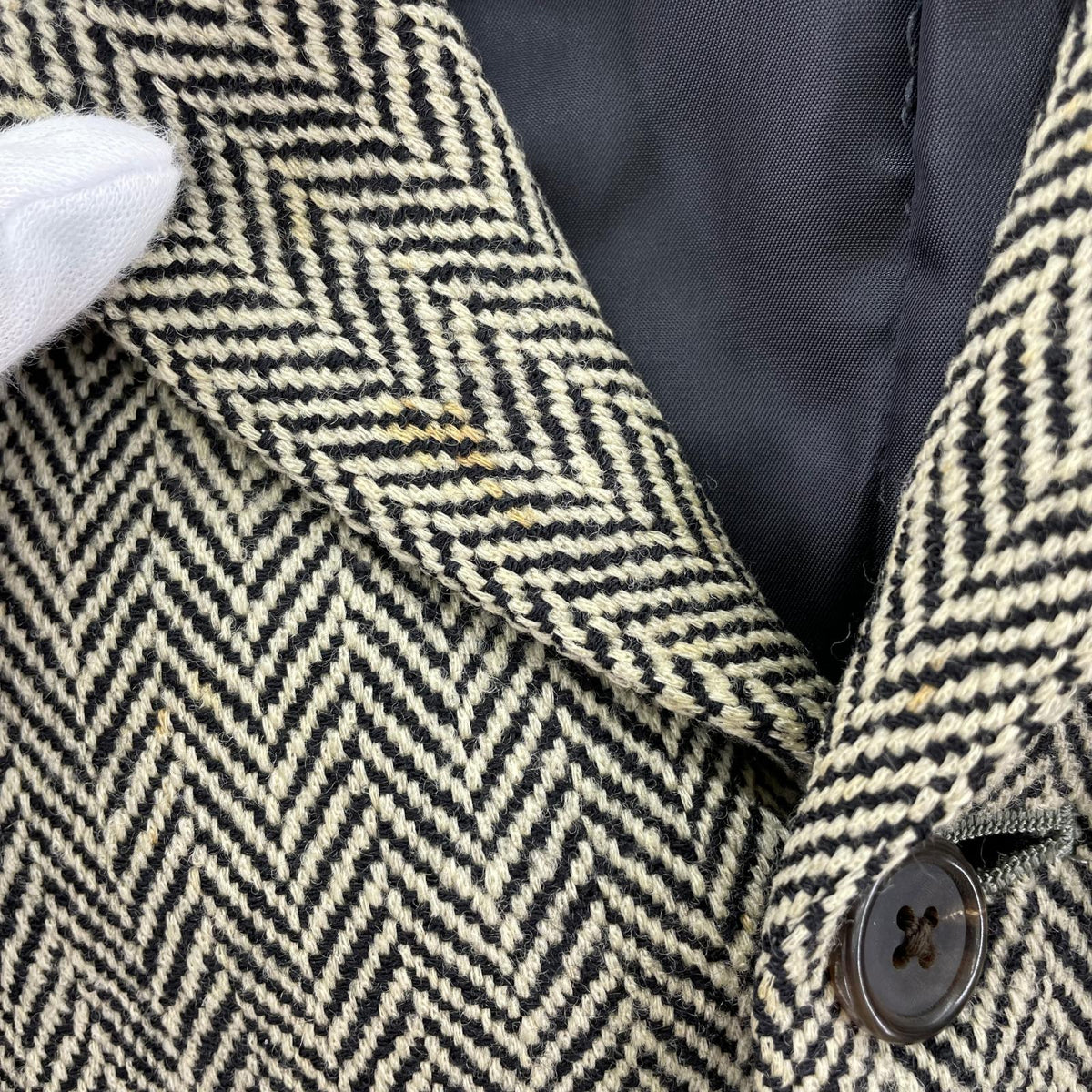 ジャケット ラルフローレン ツイードジャケット ヘリンボーン M