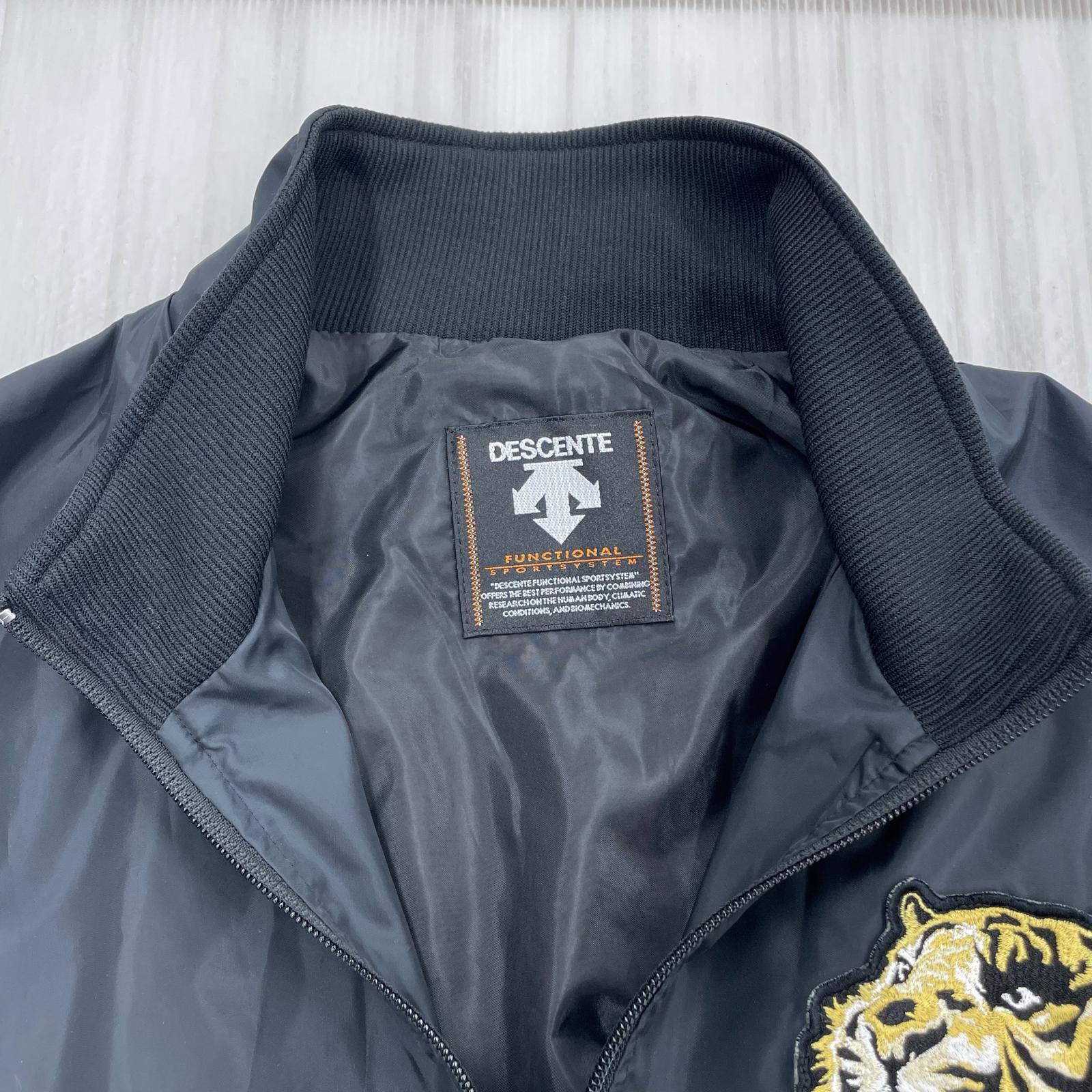 ジャージ DESCENTE 刺繍阪神タイガース BK JKT L ブラック