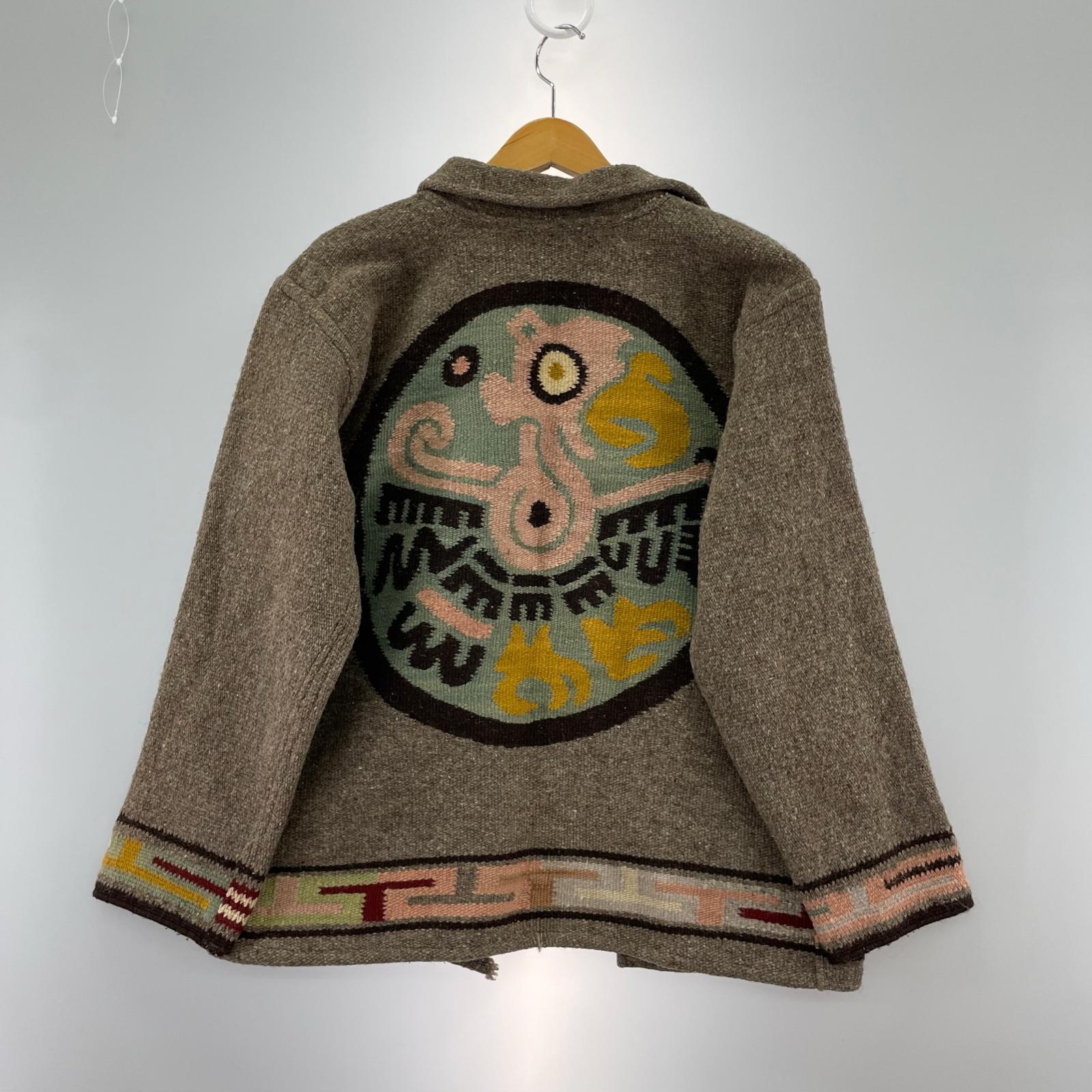 ジャケット 50s ブランケット生地 ジャケット ブラウン