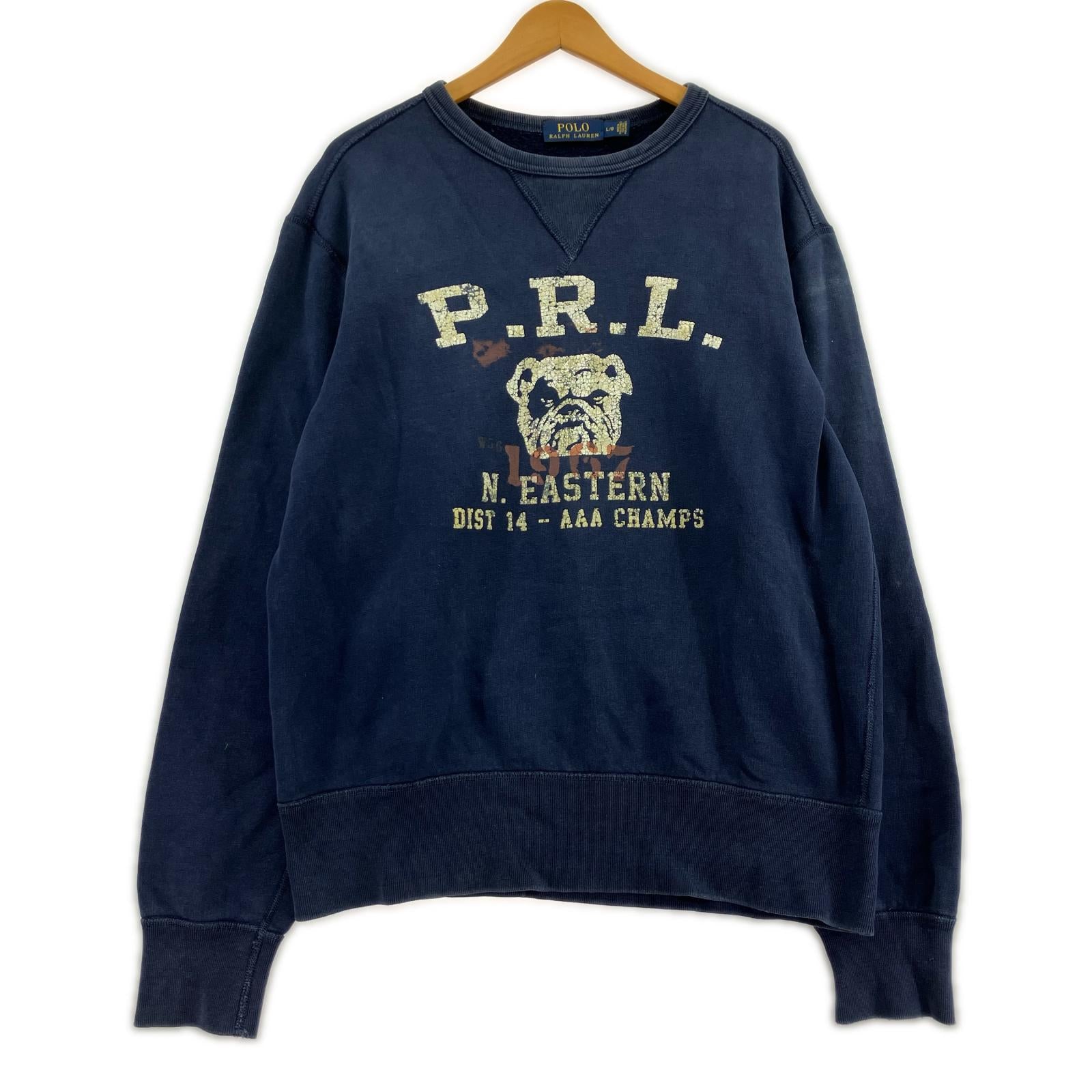 スウェット ブルドッグ クルーネック 紺 (L) L ネイビー