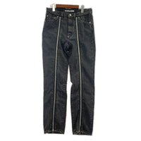 デニムパンツ JOHN LAWRENCE SULLIVAN 20SS ジップデニムパンツ 46 ブラック ブラック