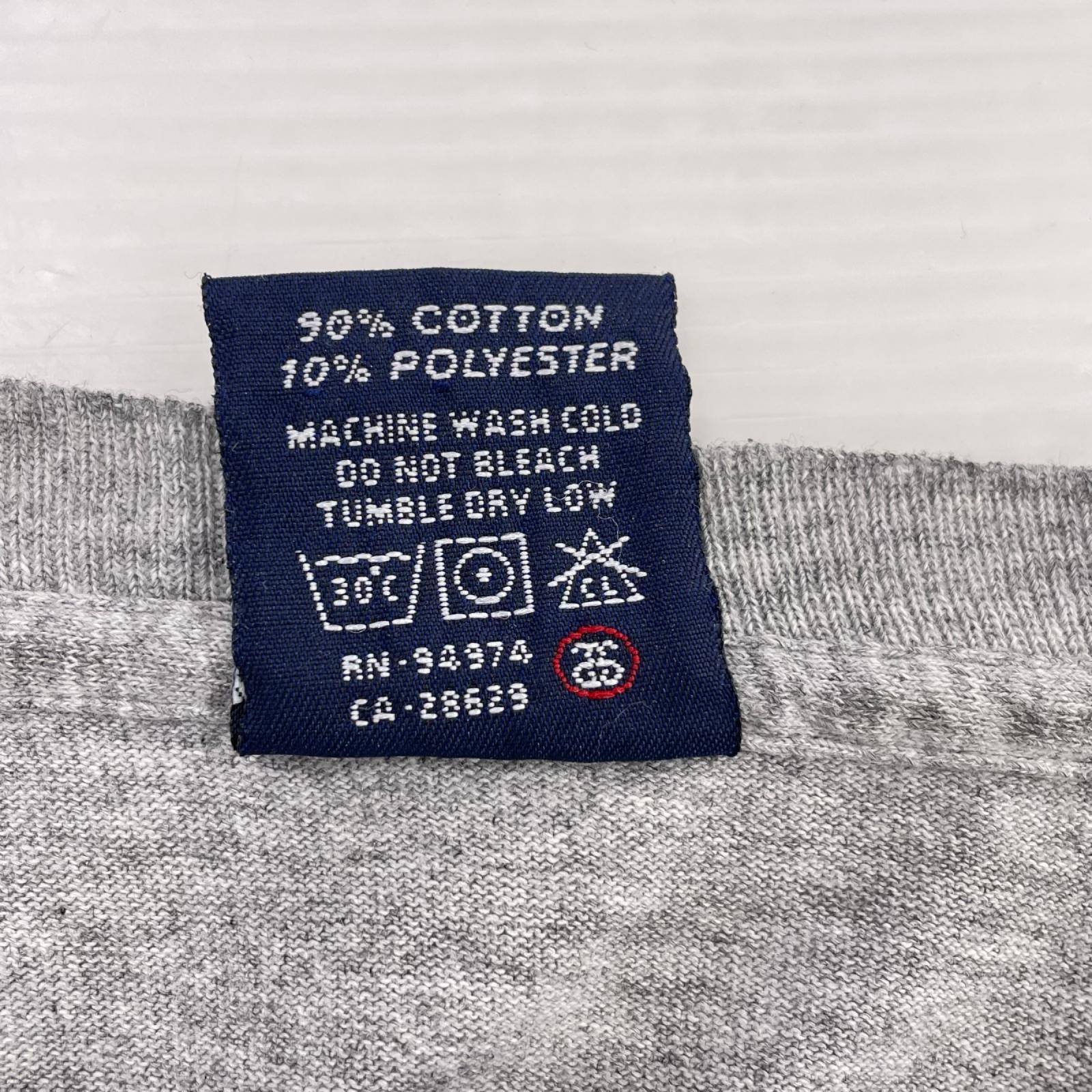 半袖Tシャツ 90s ドラゴンプリント グレー(L) L グレー
