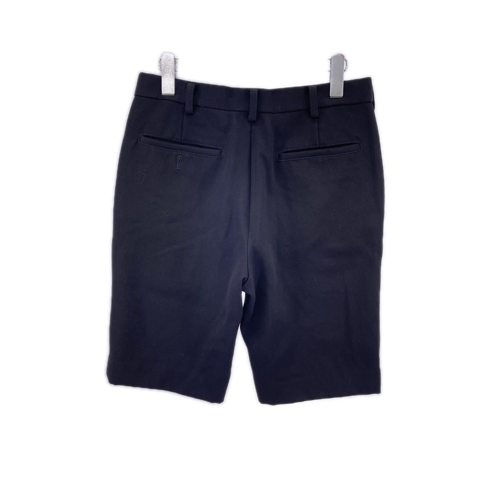 ショートパンツ WOOL ZIPPED SHORTS ブラック(W30) ブラック