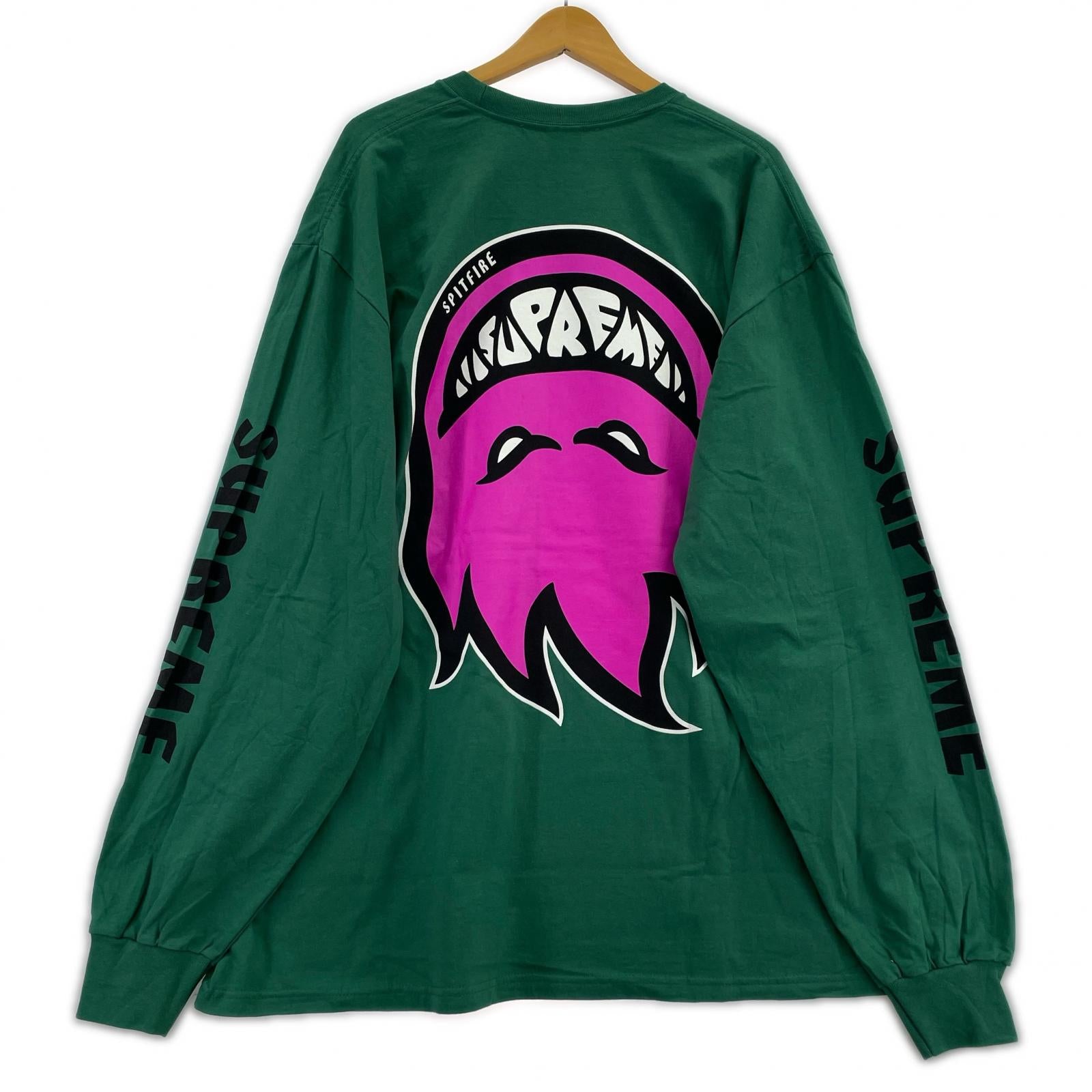 長袖Tシャツ spitfire ロンt 緑 xxl グリーン