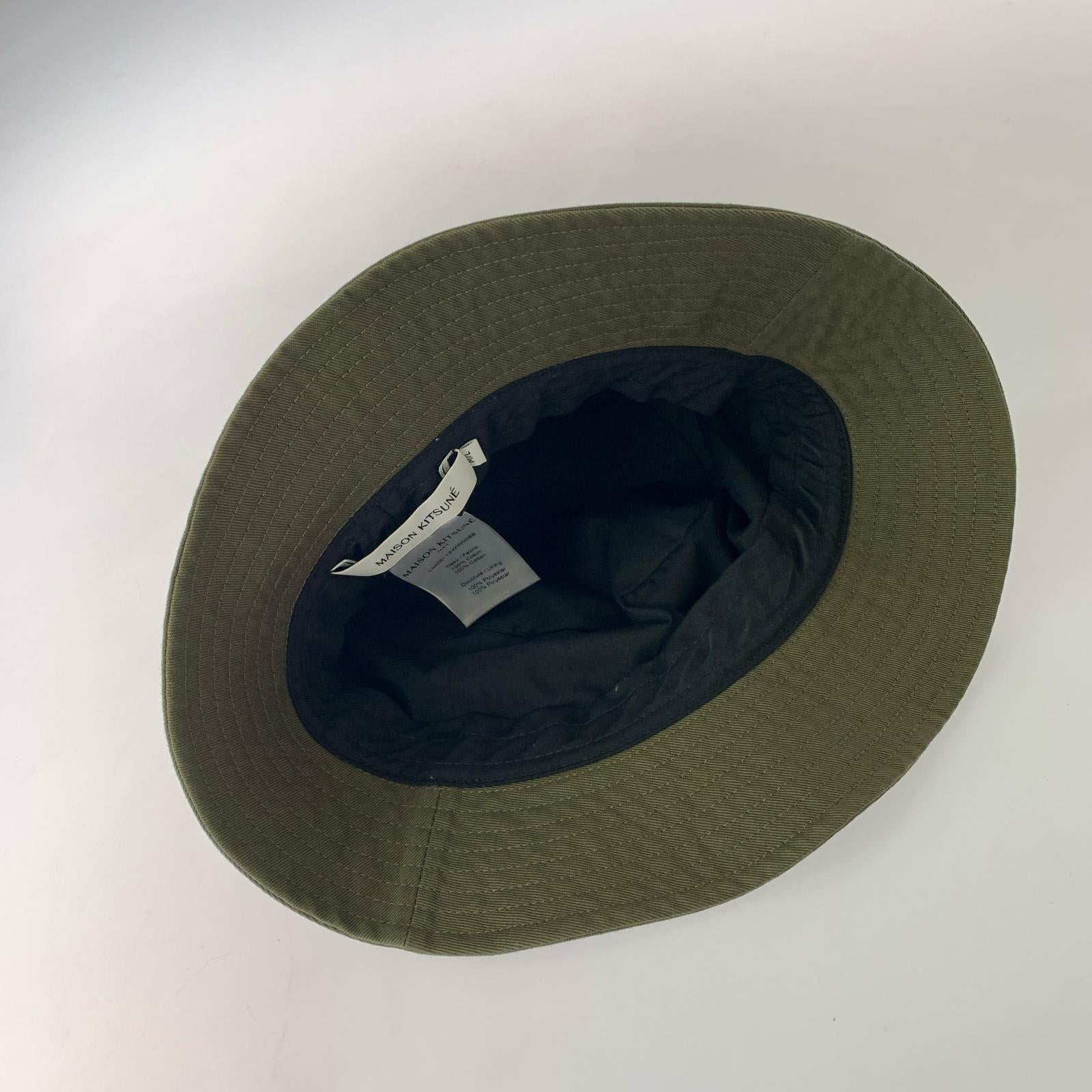 ハット MAISON KITSUNE ハット カーキ