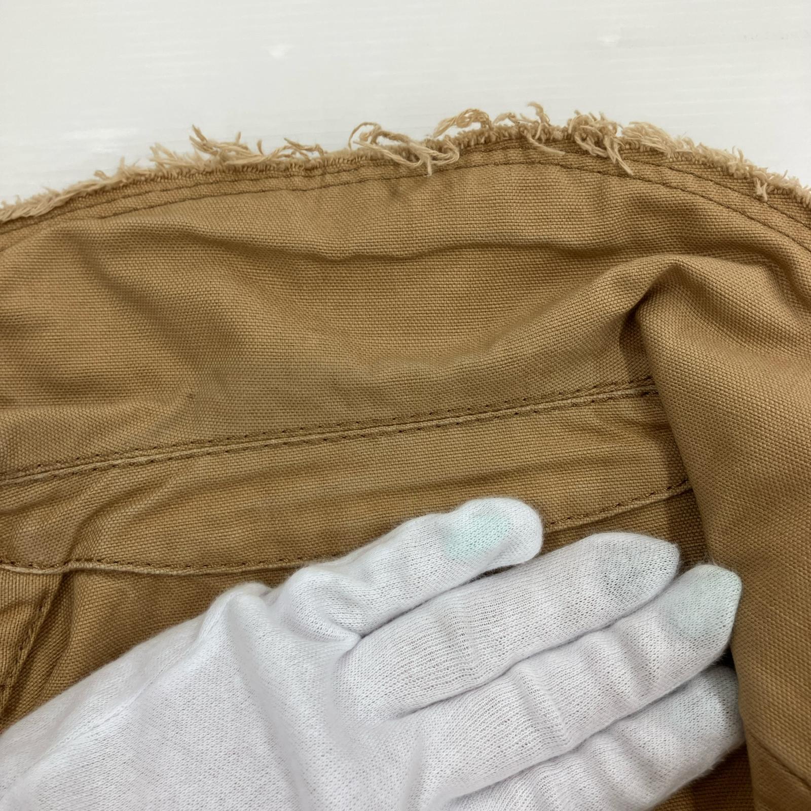 ジャケット JUNYA WATANABE COMME des GARCONS MAN 切りっぱなし ダブルコート M M ベージュ