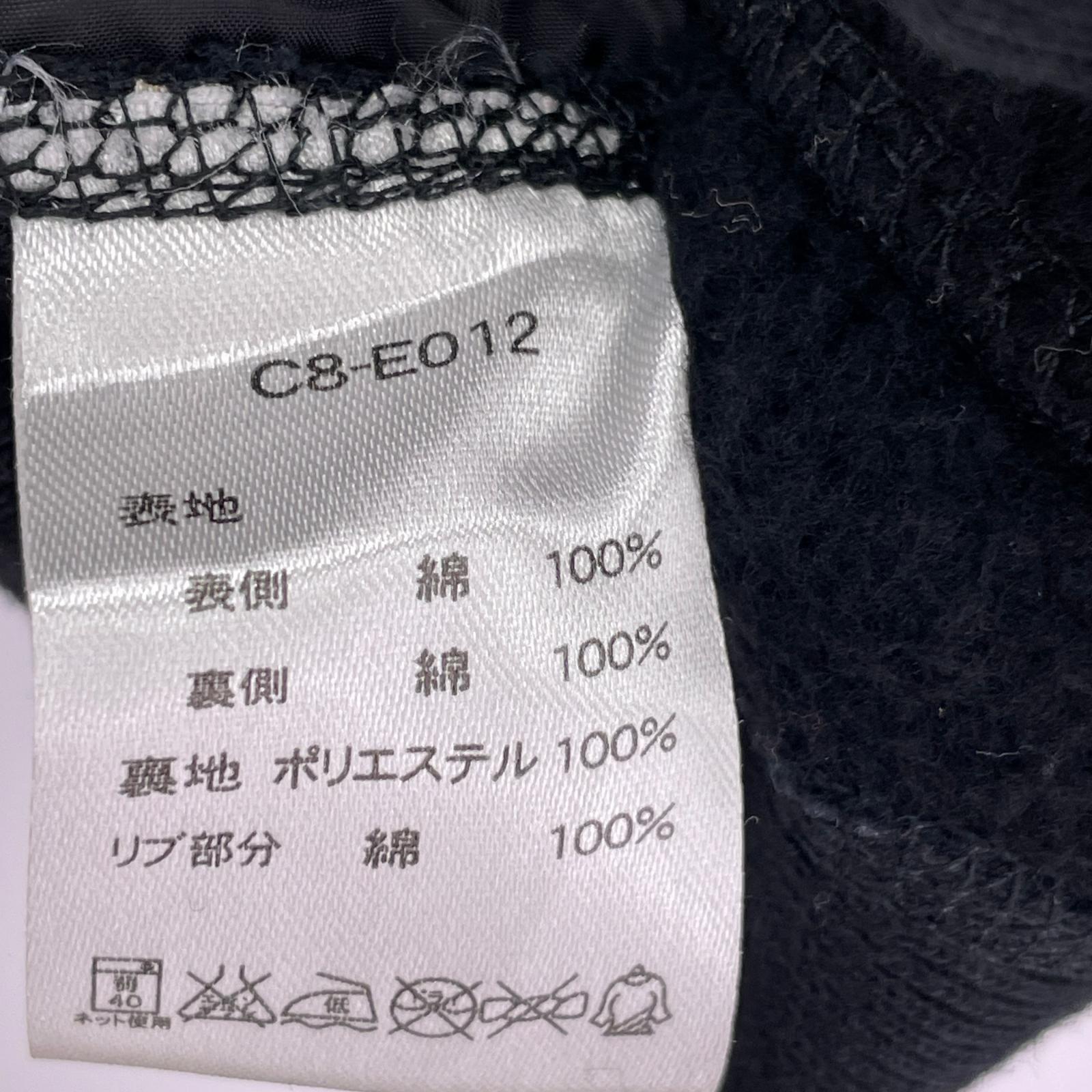 ブルゾン Champion 刺繍 ワッペン スタジャン S 黒 C8-E012 S ブラック
