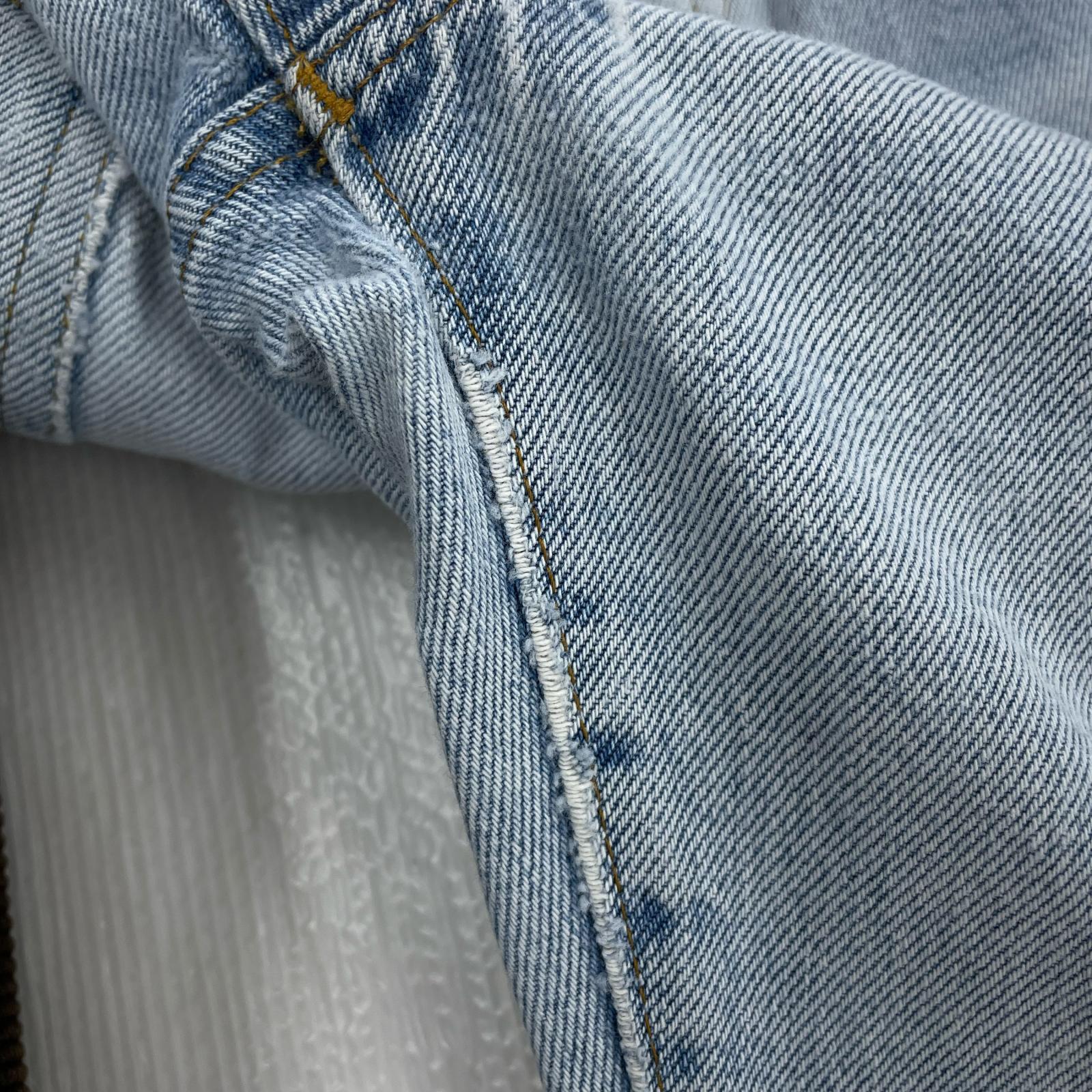 デニムパンツ 70s 501 66後期 ボタン裏6 実寸W27 ブルー