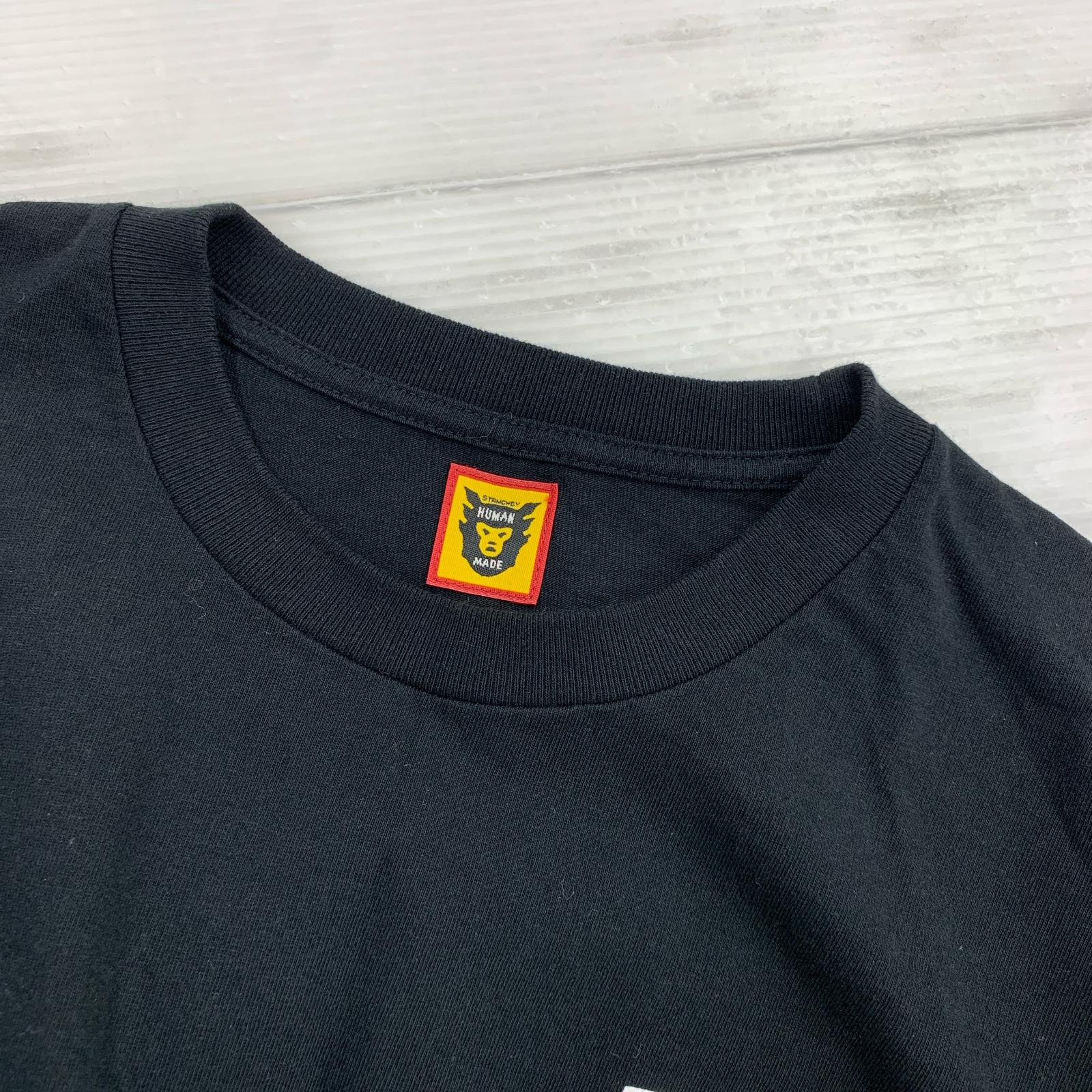 長袖Tシャツ シロクマ L/SプリントTEE L ブラック L ブラック