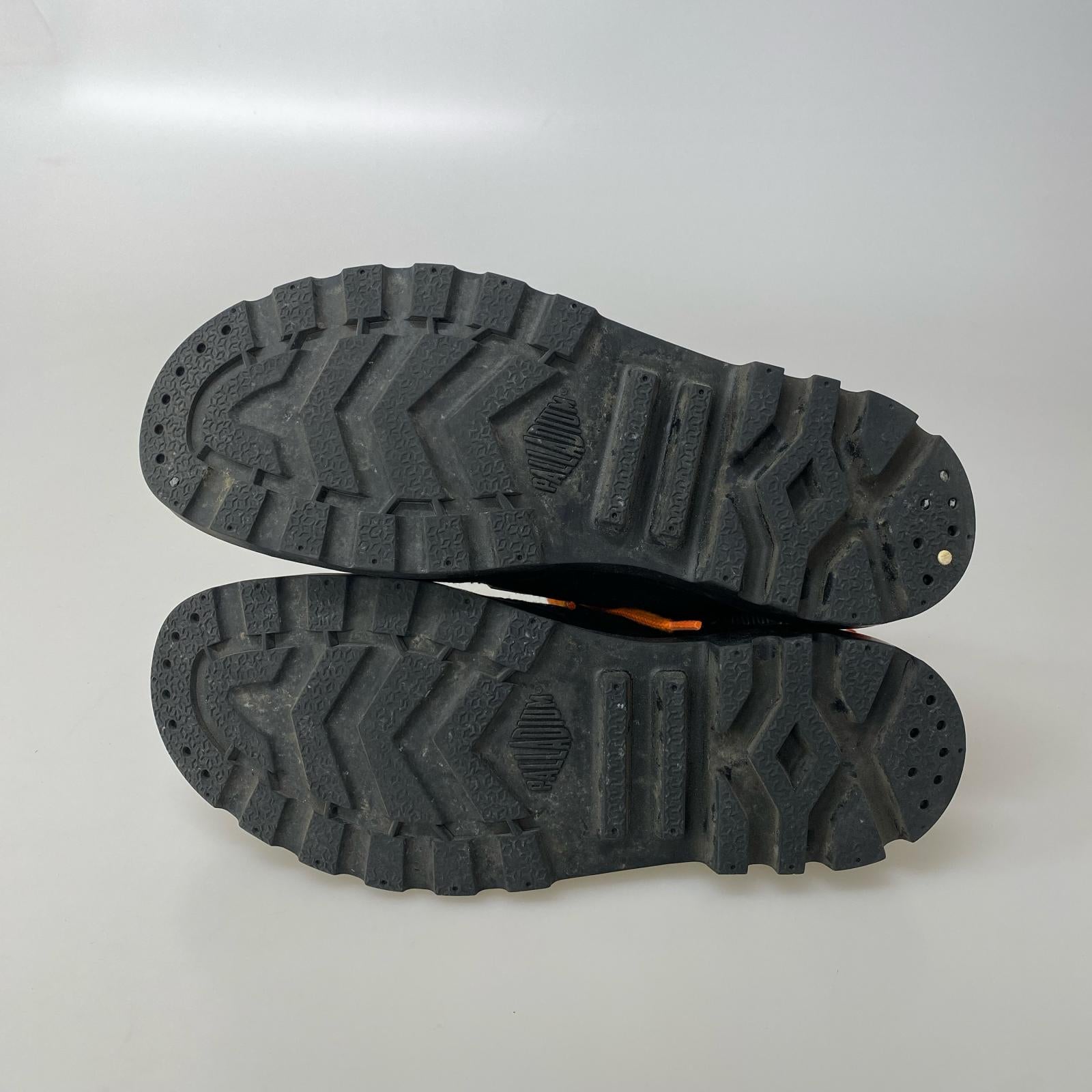 スニーカー PAMPA HI OUTZIP OVERLAB ブラック