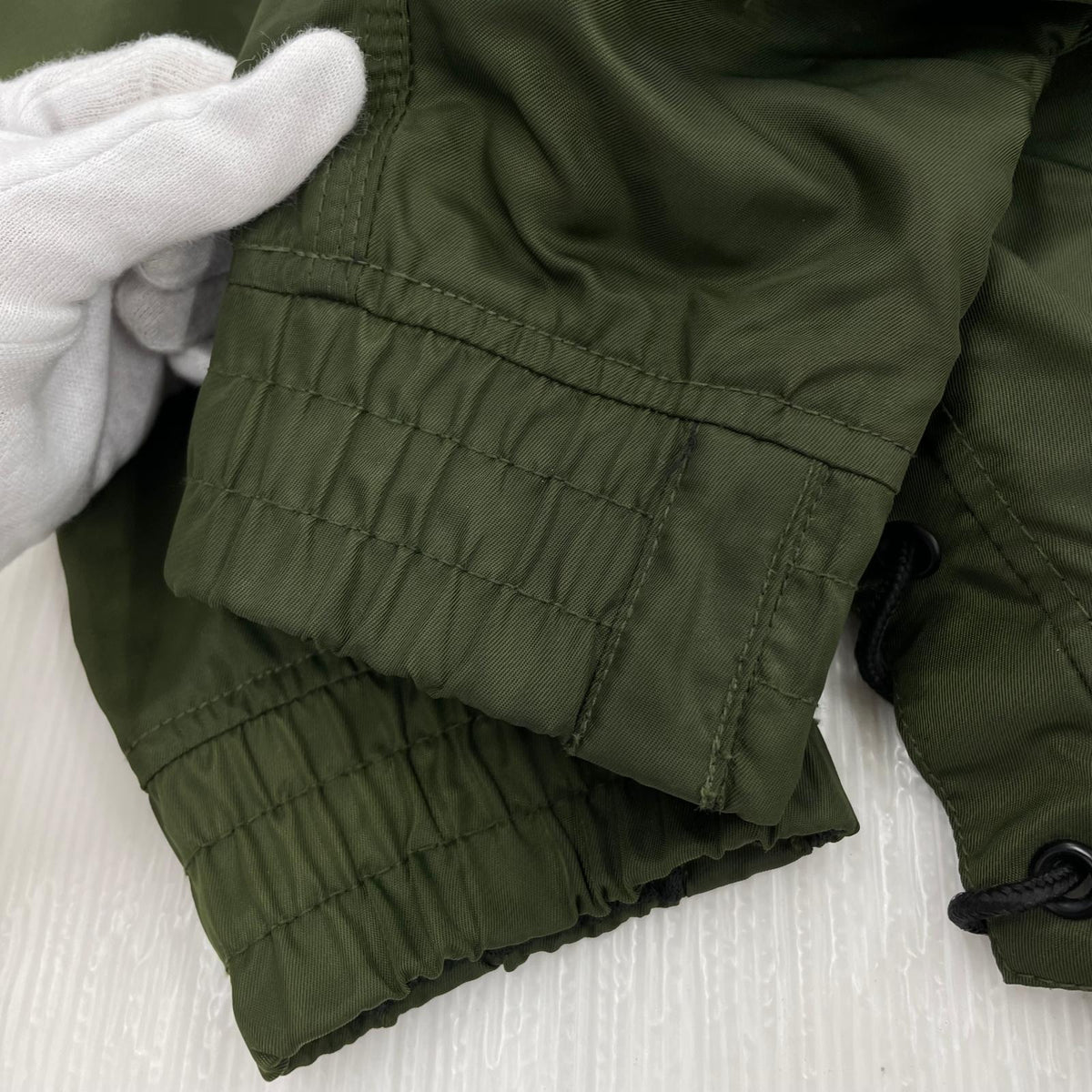 ジャケット KADOYA ナイロン バイクジャケット カーキ(L) L グリーン