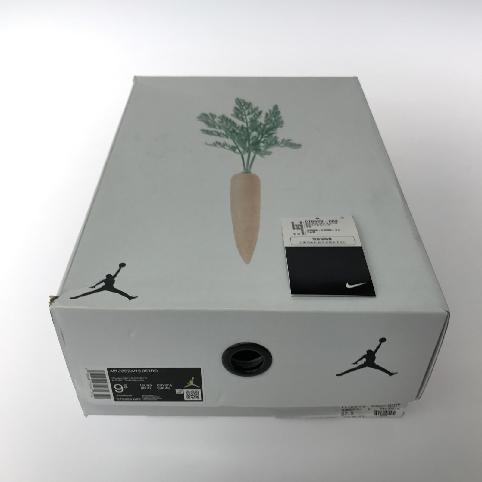 スニーカー Air Jordan 6 "Neutral Grey/Hare" (27.5) 27.5cm (US9 1/2 UK9 EU45)