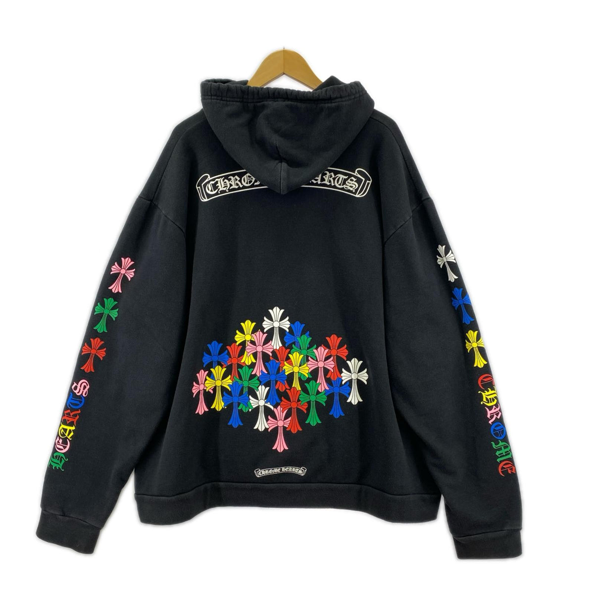 パーカー マルチカラー セメタリークロスプリント ブラック (XL) ブラック