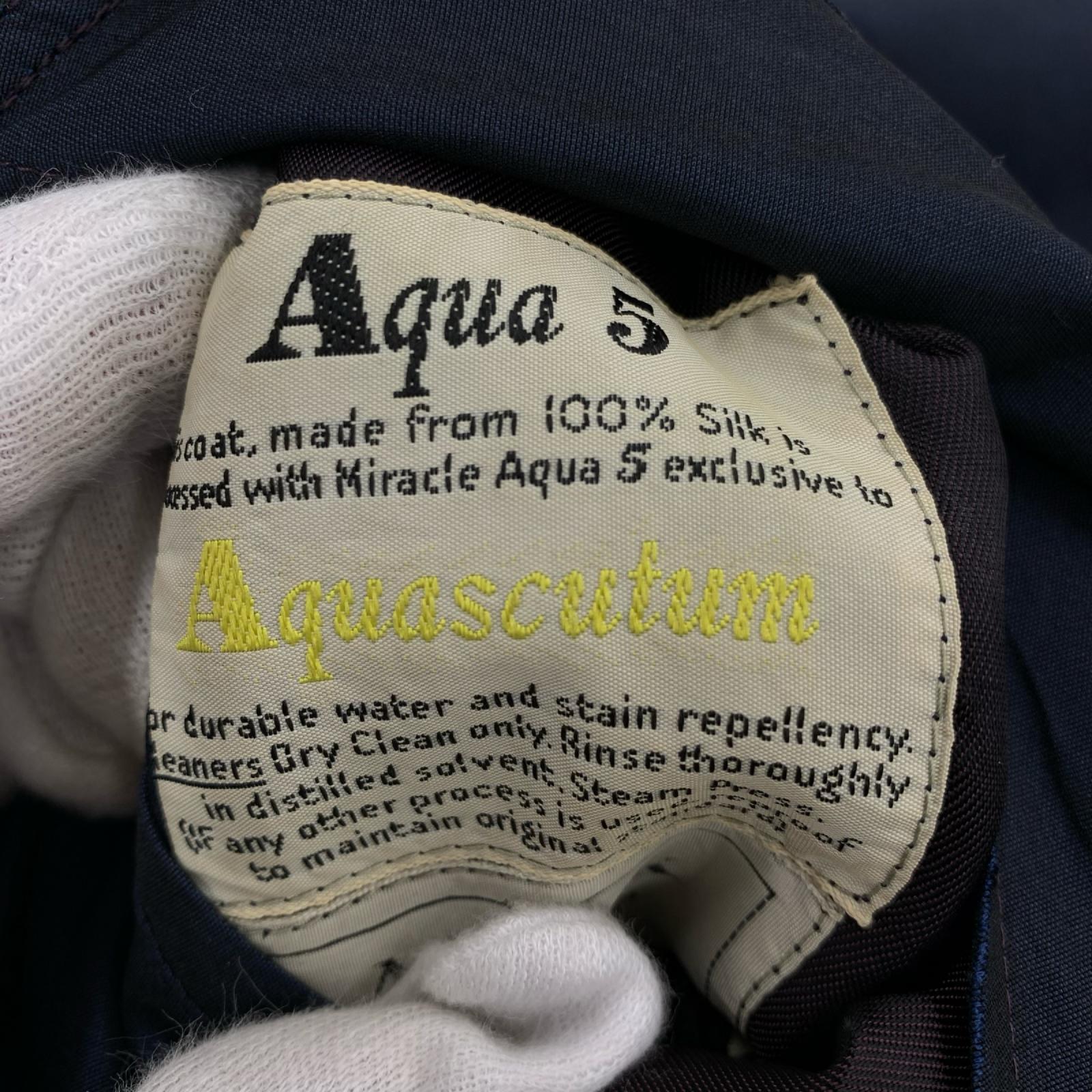 その他アウター aqua5 90s~80s all silk ネイビー