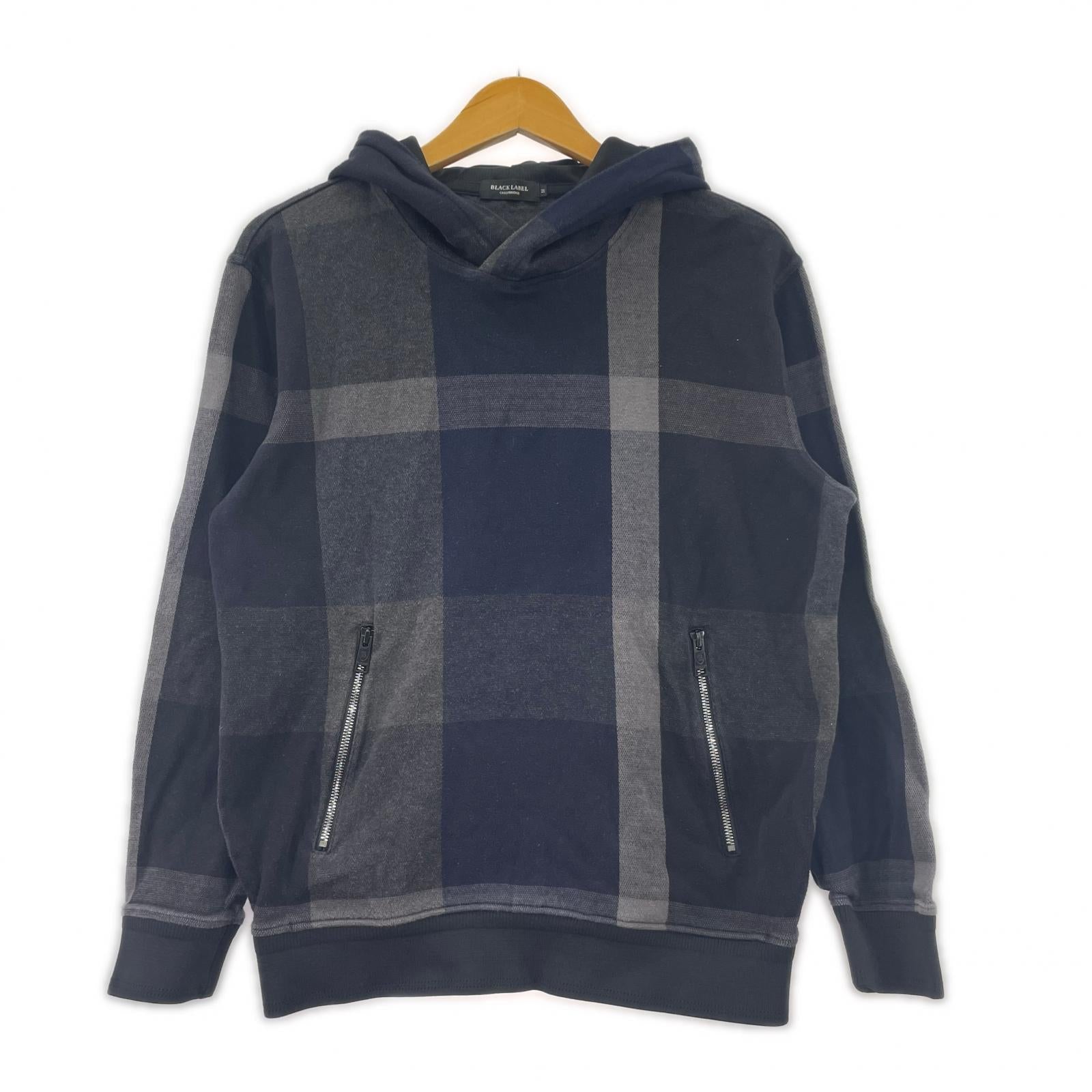 ジャケット BLACK LABEL 黒 チェック M M