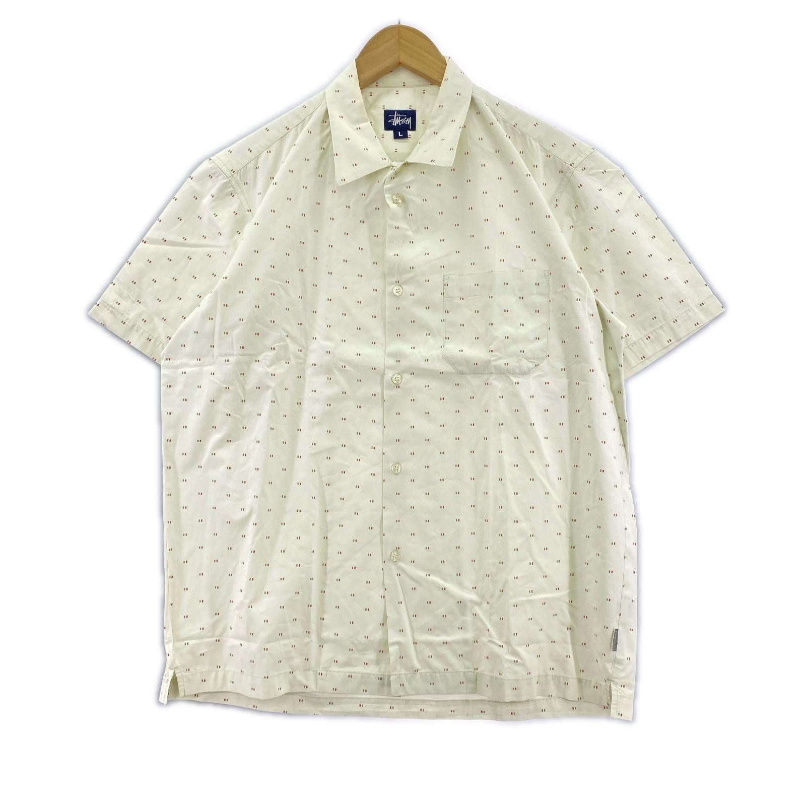 半袖シャツ 90s 紺タグ USA製 白 (L) L