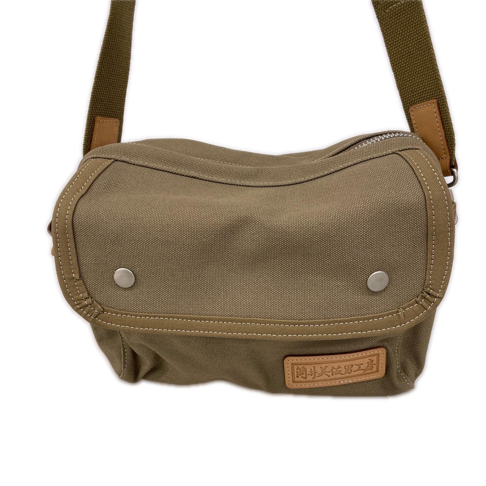 ショルダーバッグ 筒井美佐男工房 カーキ カーキ