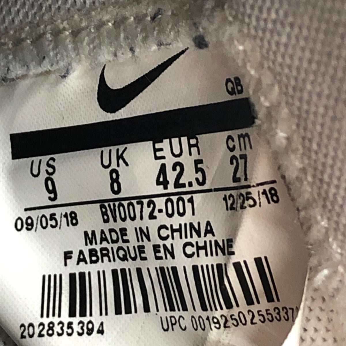 スニーカー sacai × NIKE BLAZER MID 黒/青 (27) 27cm (US9 UK8 1/2 EU44)