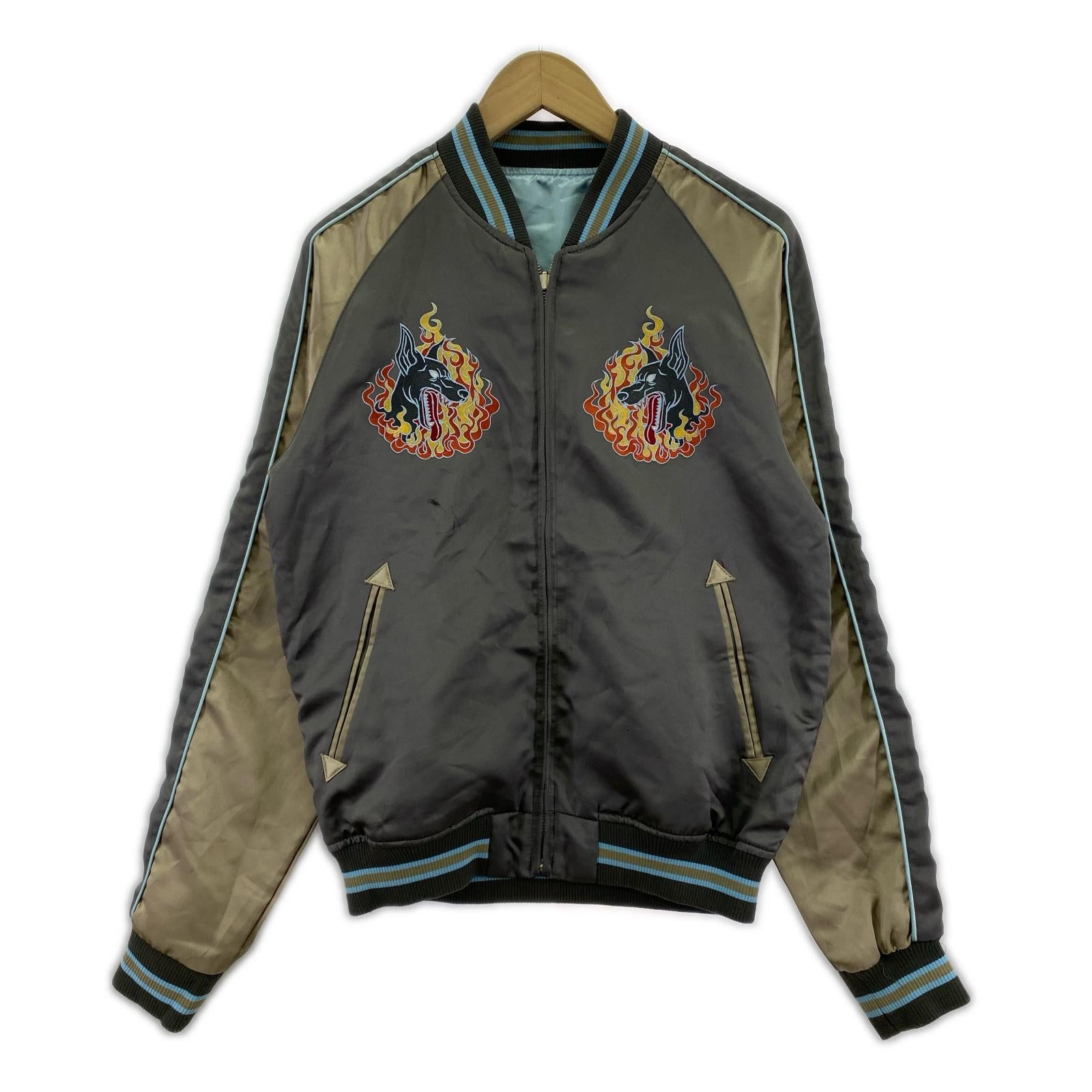 ジャケット HOUND DOG リバーシブルスカジャン M