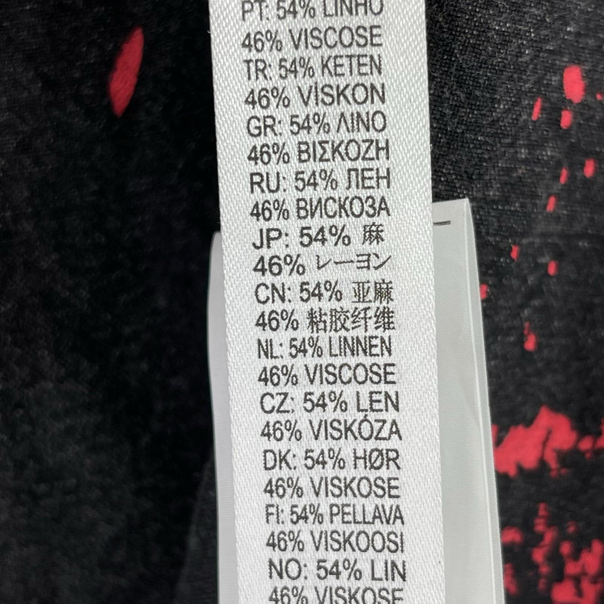 半袖シャツ CHARLES-D-POP 加工シャツ (L) L ブラック